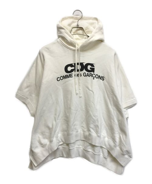 中古・古着通販】CDG (シーディージー) ロゴプリントポンチョパーカー