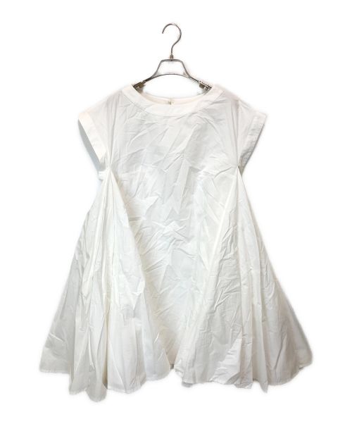 【中古・古着通販】merlette (マーレット) Naarden Pima CottonDress ホワイト サイズ:XS｜ブランド・古着通販  トレファク公式【TREFAC FASHION】スマホサイト