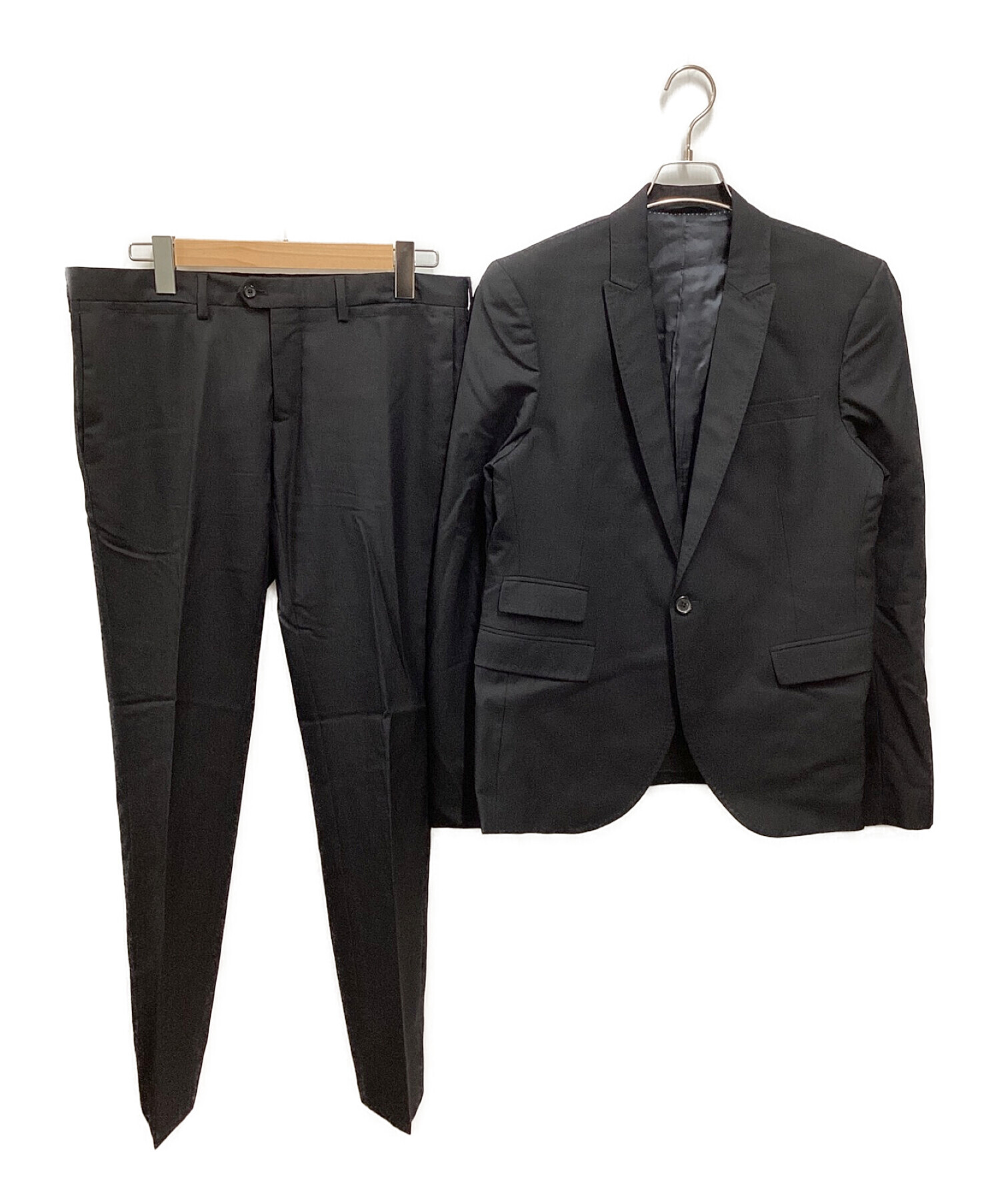 NEIL BARRETT (ニールバレット) セットアップスーツ ブラック サイズ:S