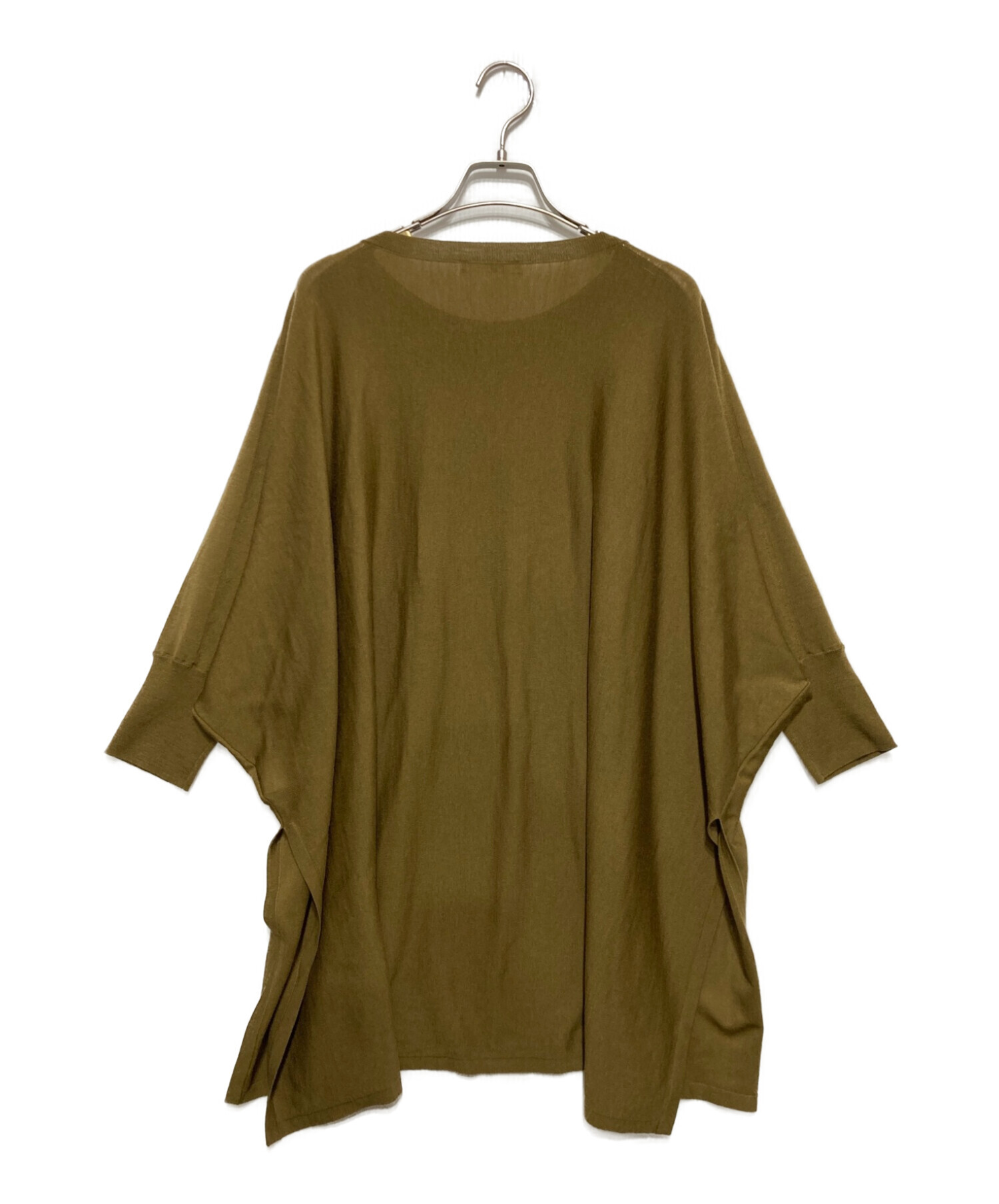 Plage (プラージュ) Tunic ニット カーキ サイズ:記載なし(実寸サイズをご参照ください)