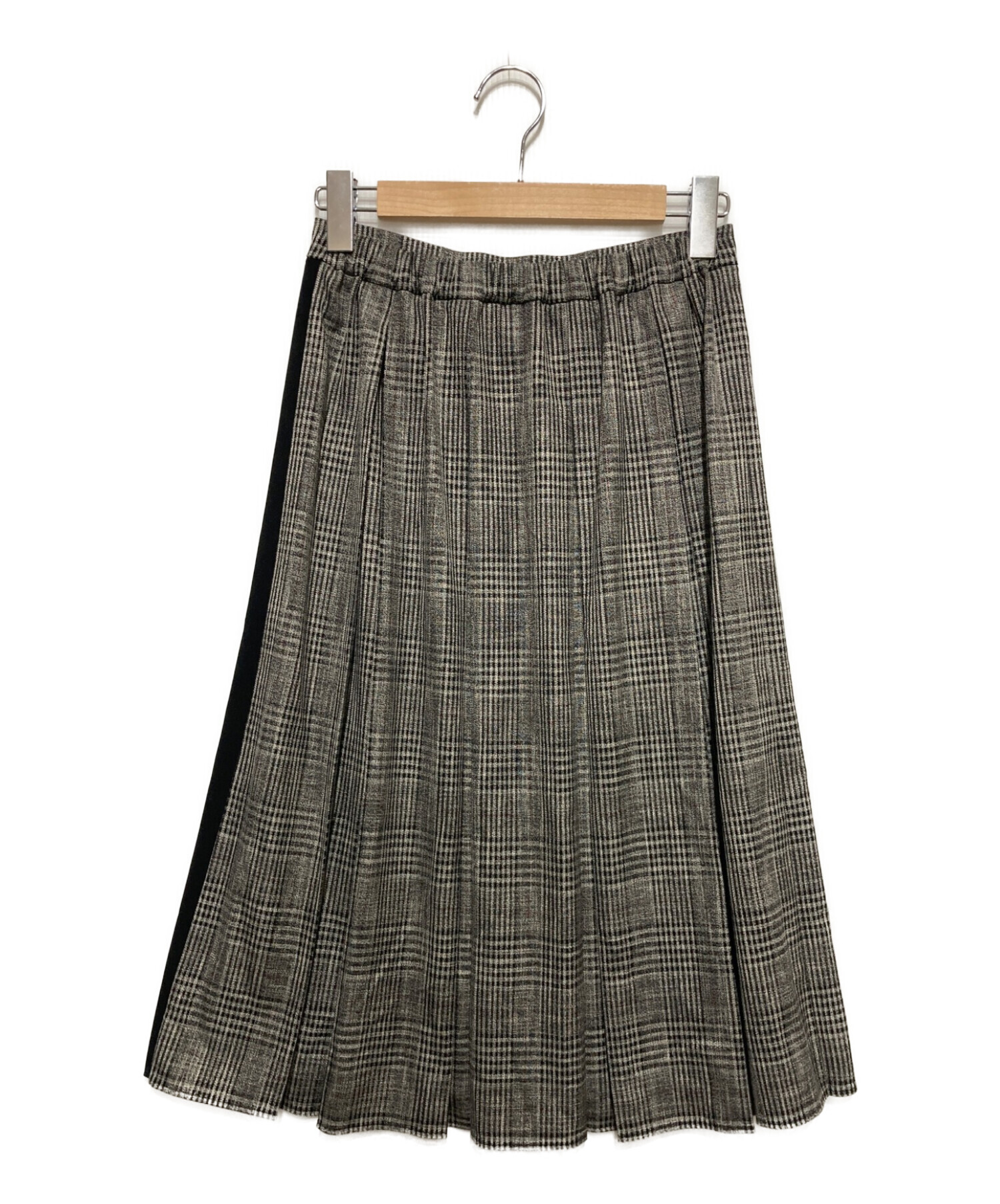 Theory セオリープリーツスカート グレー ６サイズ - ひざ丈スカート