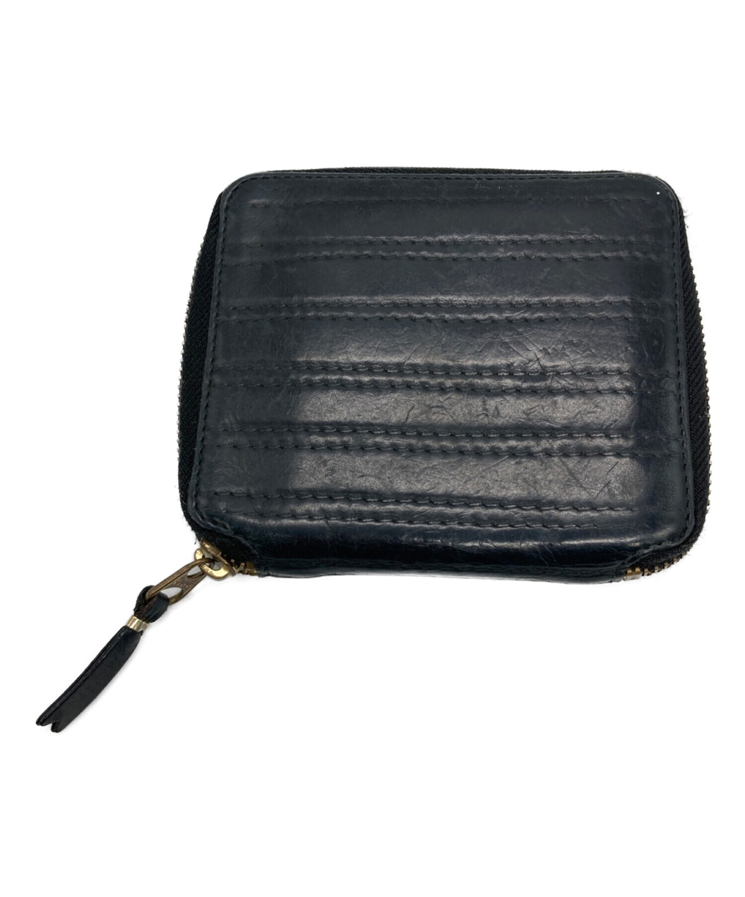 Comme des garcons shop embossed stitch wallet