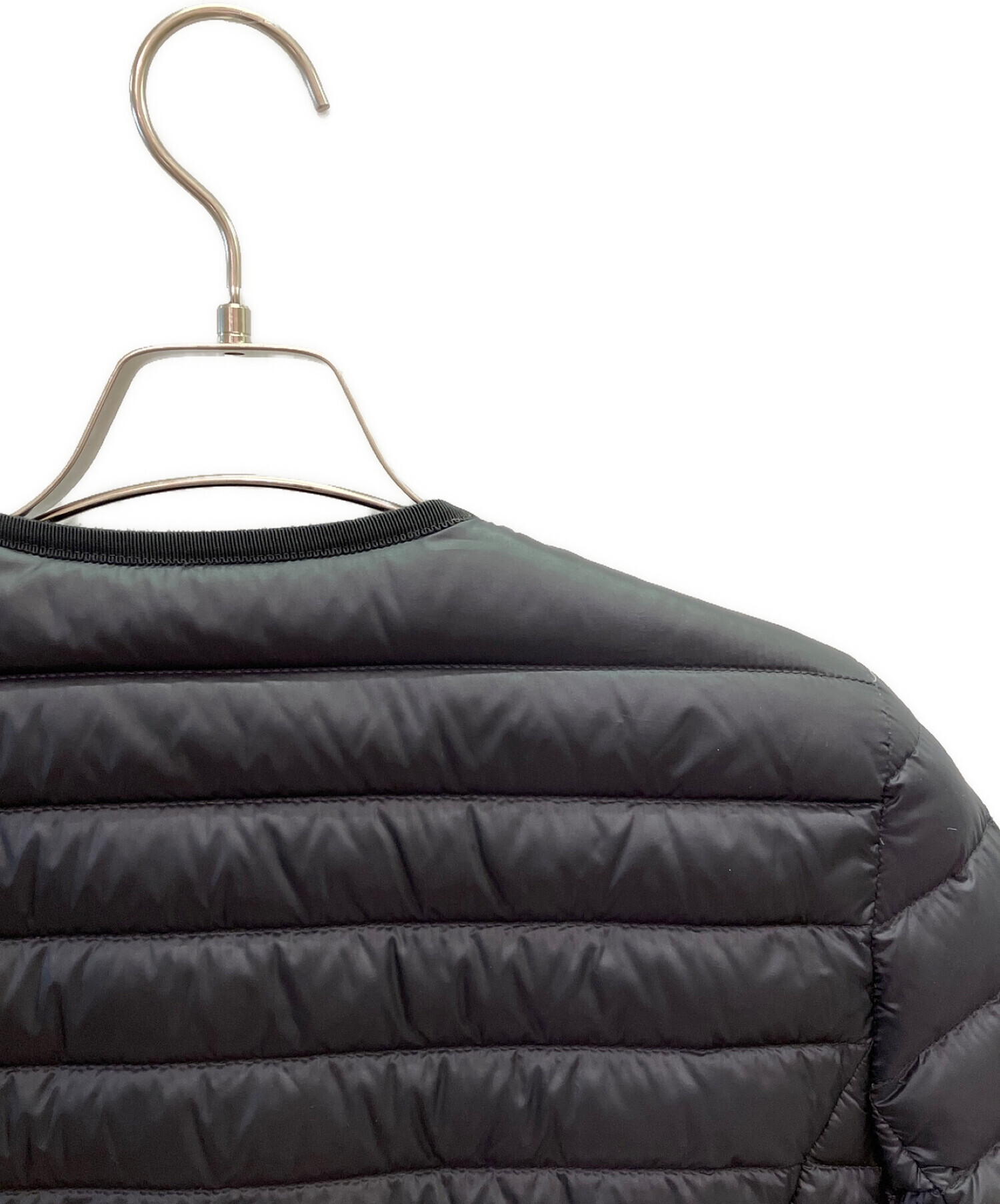 中古・古着通販】MONCLER (モンクレール) スタッズ付ノーカラーダウン