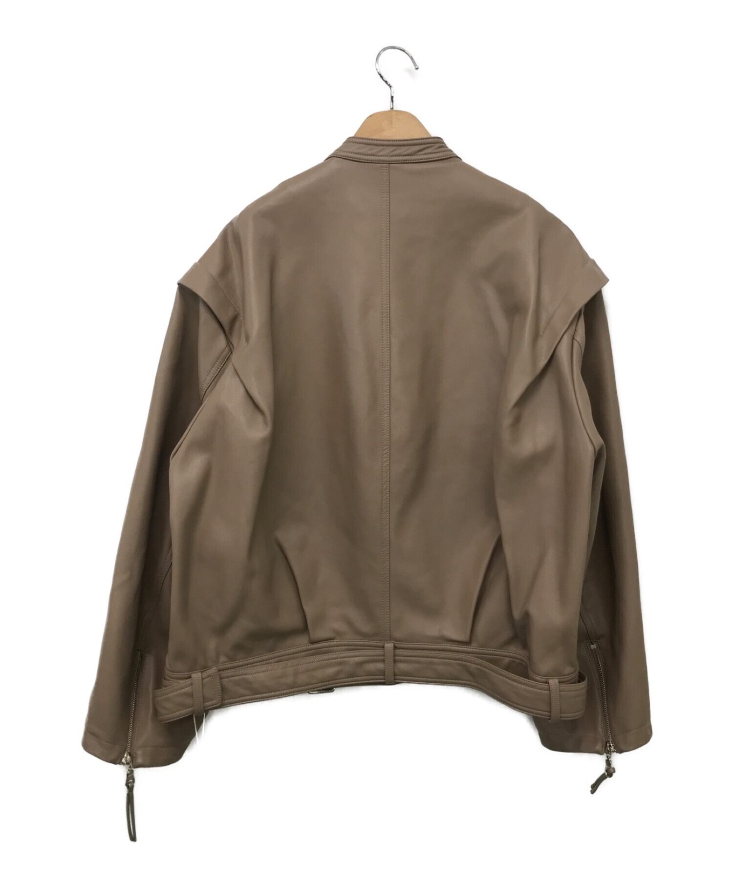 中古・古着通販】Ameri (アメリ) RETRO FAKE LEATHER JACKET