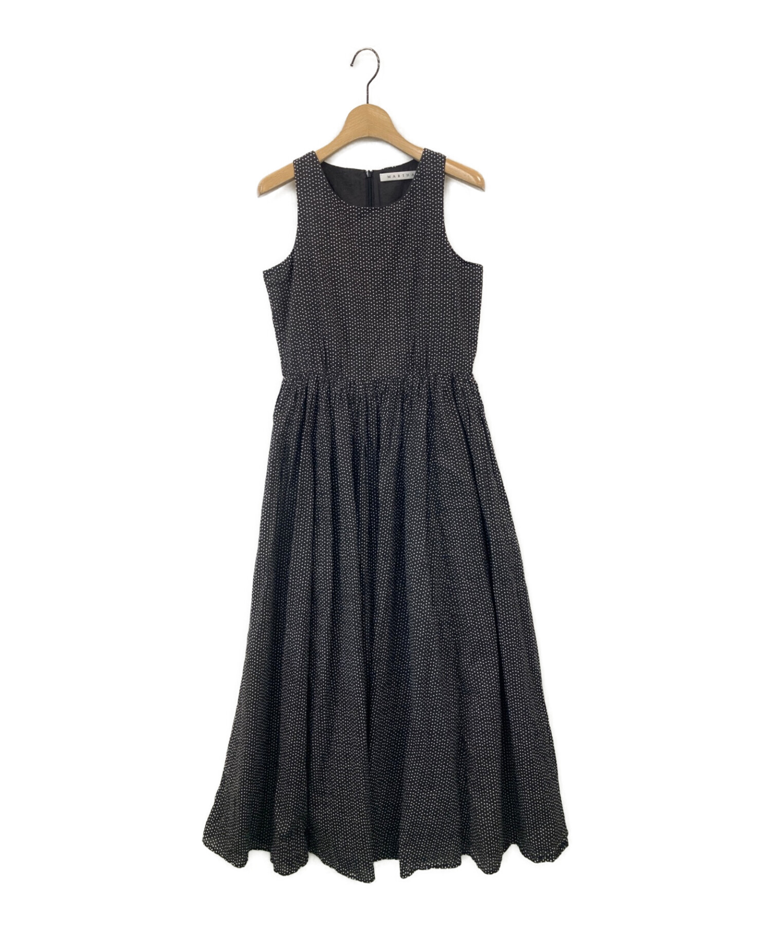 MARIHA (マリハ) 夏のレディのドレス ブラック×ホワイト サイズ:36