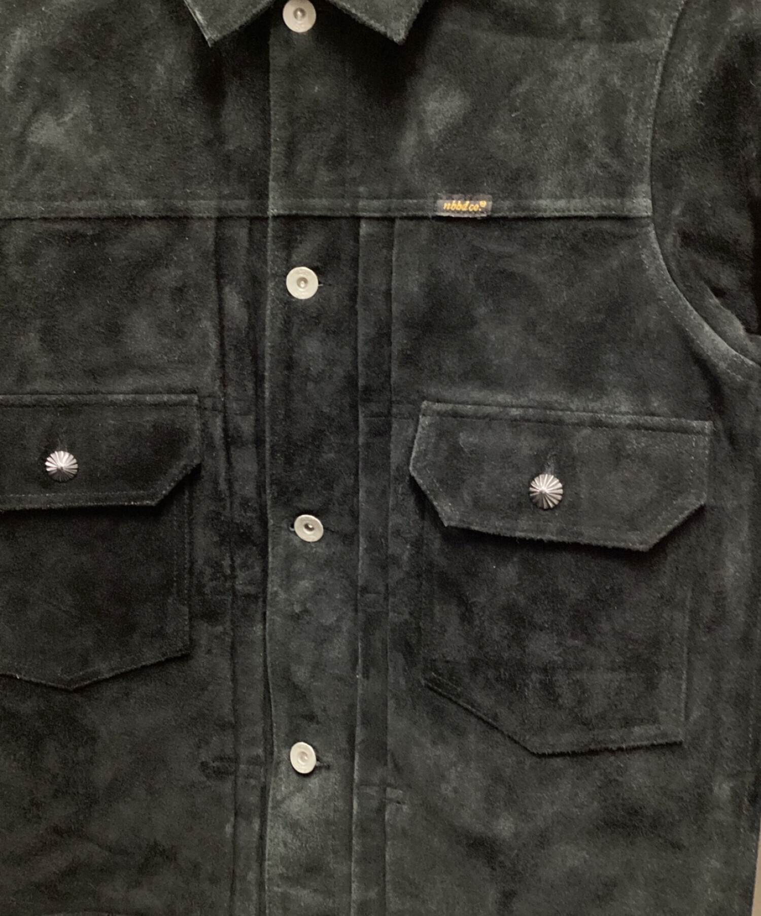 NEIGHBORHOOD (ネイバーフッド) スウェードジャケット ブラック サイズ:M