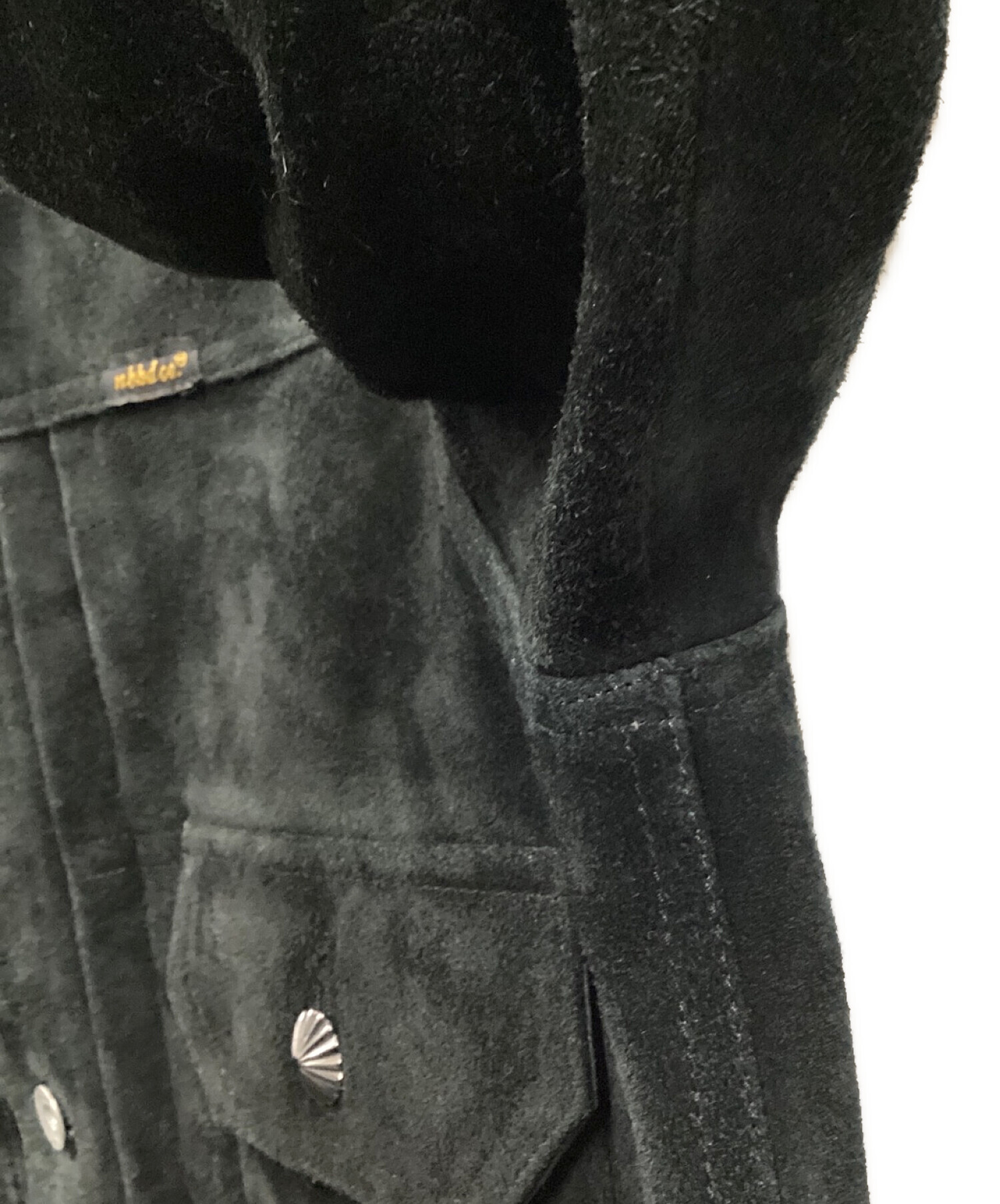 NEIGHBORHOOD (ネイバーフッド) スウェードジャケット ブラック サイズ:M