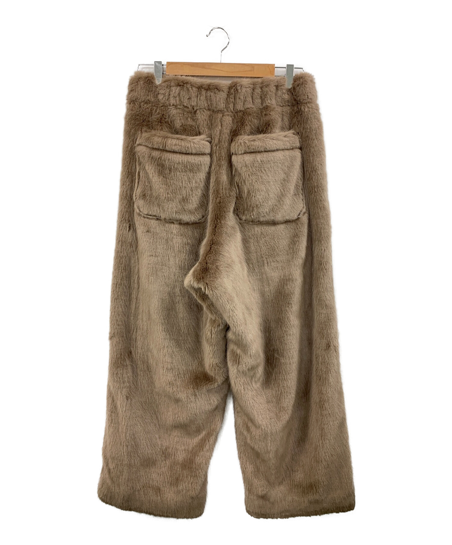 中古・古着通販】juha (ユハ) YETI WIDE PANTS ブラウン サイズ:1