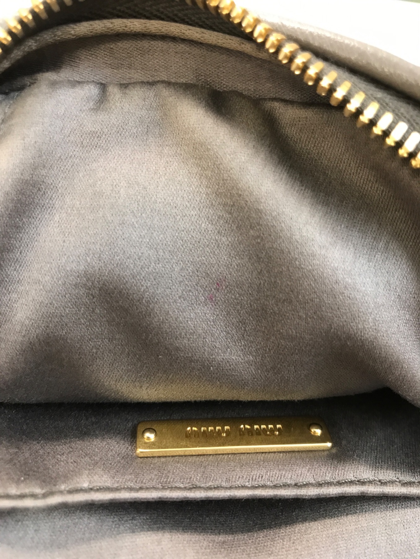 中古・古着通販】MIU MIU (ミュウミュウ) レザーチェーンショルダー