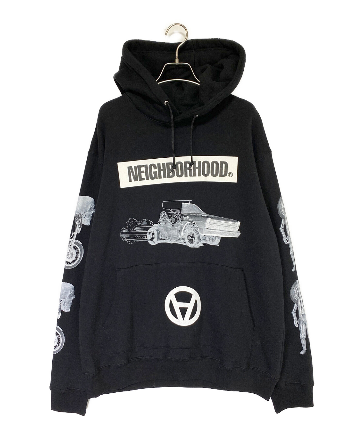 NEIGHBORHOOD (ネイバーフッド) NHKS/C-HOODED.LS ブラック サイズ:L 未使用品