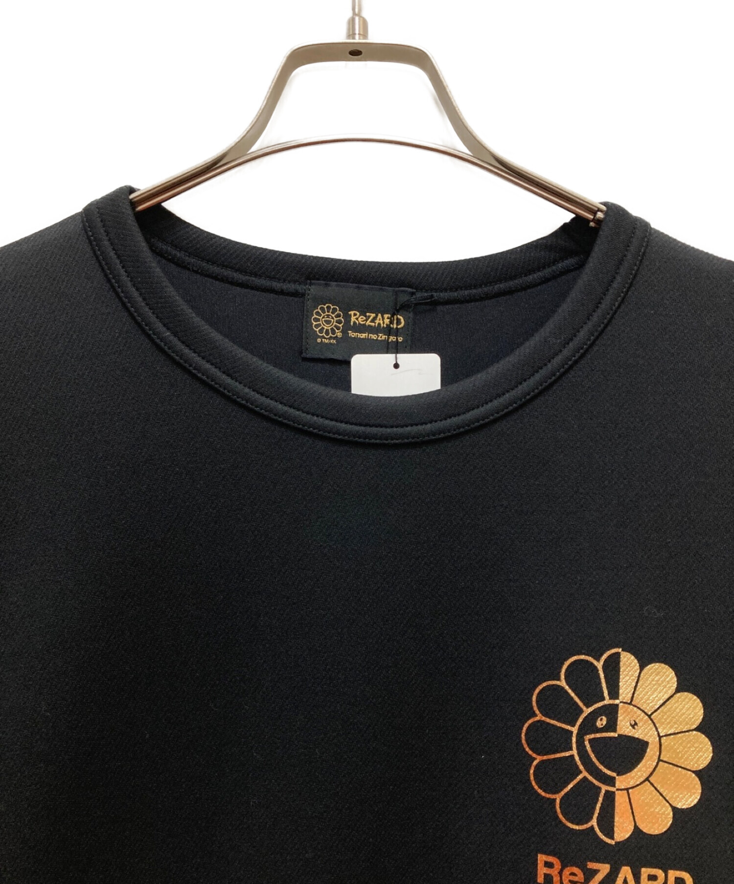 ReZARD (リザード) 村上隆 (ムラカミ タカシ) Flower Short sleeve Sweatshirts ブラック サイズ:M