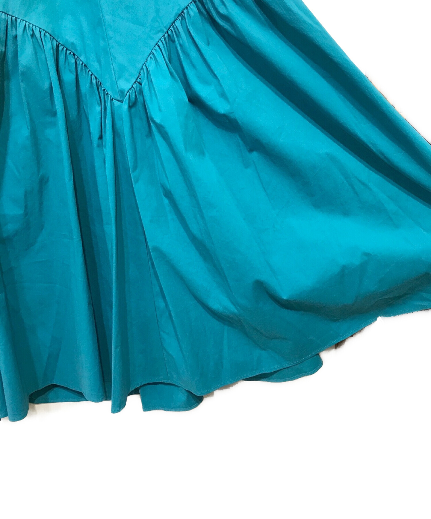JUSGLITTY (ジャスグリッティー) スカラ切替スカート ブルー サイズ:2