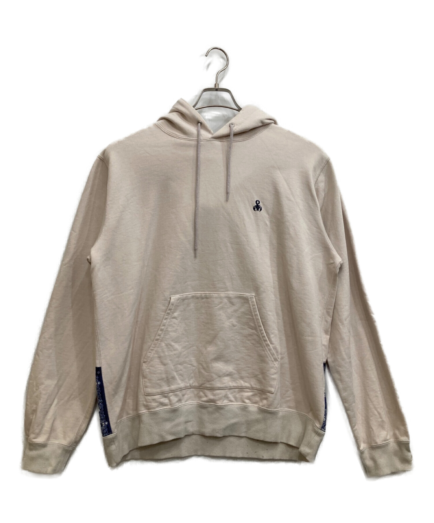 SOPHNET. (ソフネット) BACK PANELED SWEAT HOODIE ピンクベージュ サイズ:L