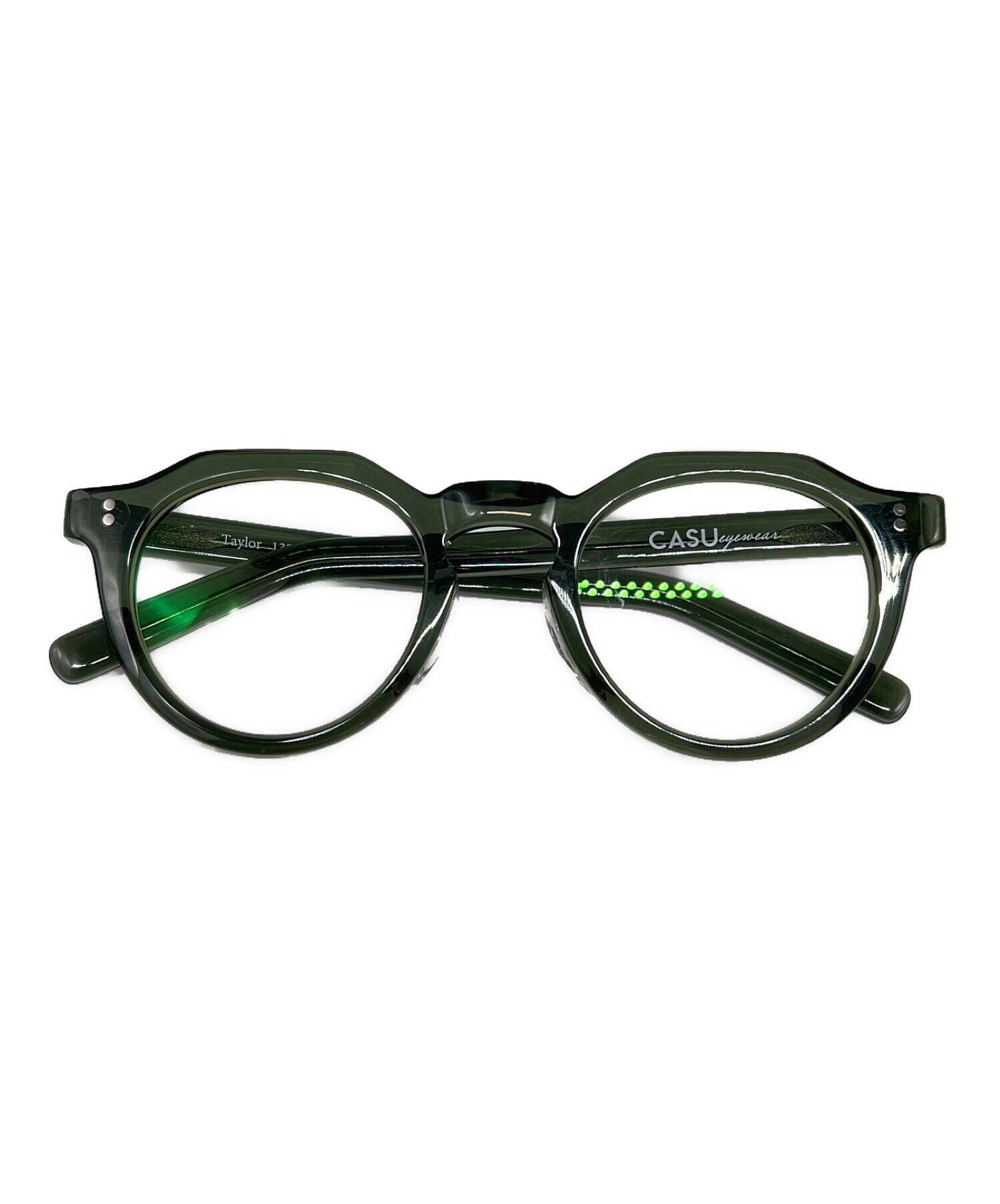 CASU eyewear (キャスアイウェア) 眼鏡 グリーン