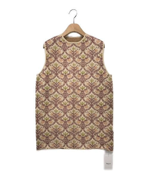 中古・古着通販】AMERI (アメリ) WALLART LIKE JACQUARD KNIT VEST