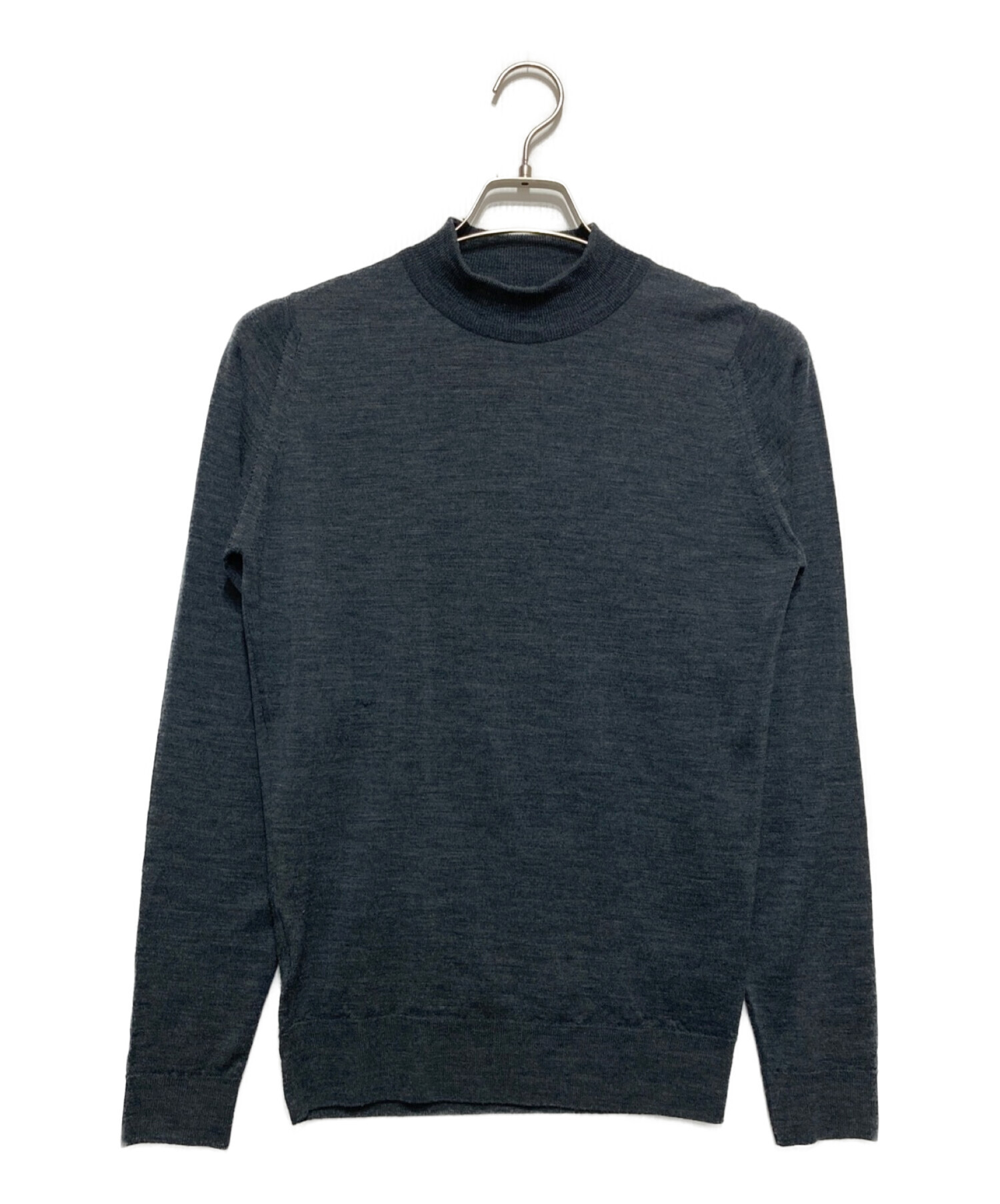 JOHN SMEDLEY (ジョンスメドレー) モックネックニット グレー サイズ:S