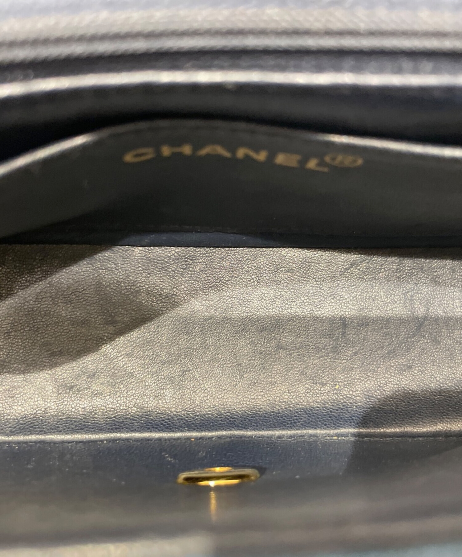 中古・古着通販】CHANEL (シャネル) リネンデニムダイアナフラップ