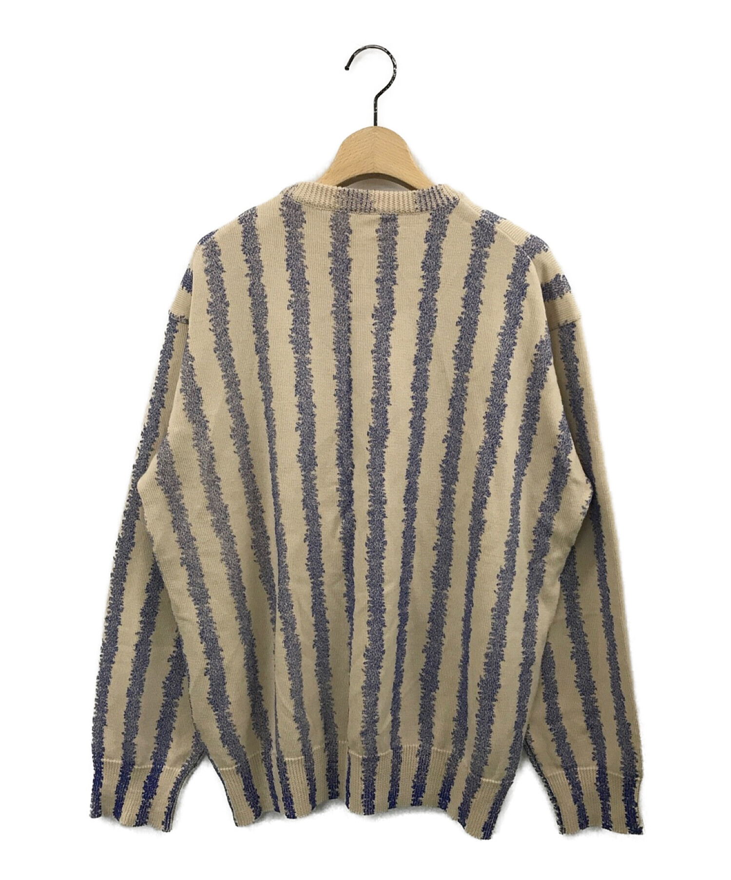 TOGA PULLA / Intarsia knit pullover