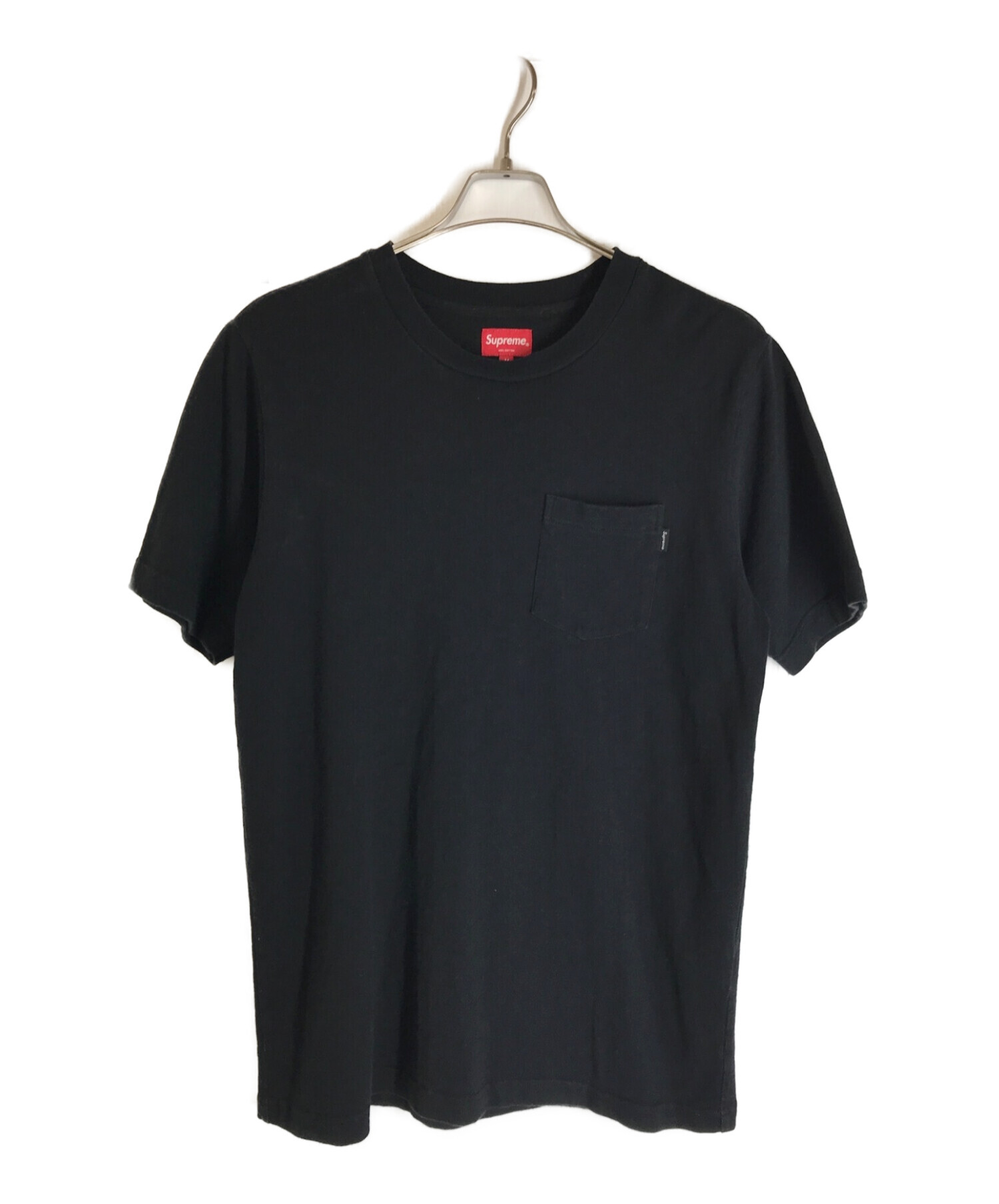 SUPREME (シュプリーム) ポケットTシャツ ブラック サイズ:M