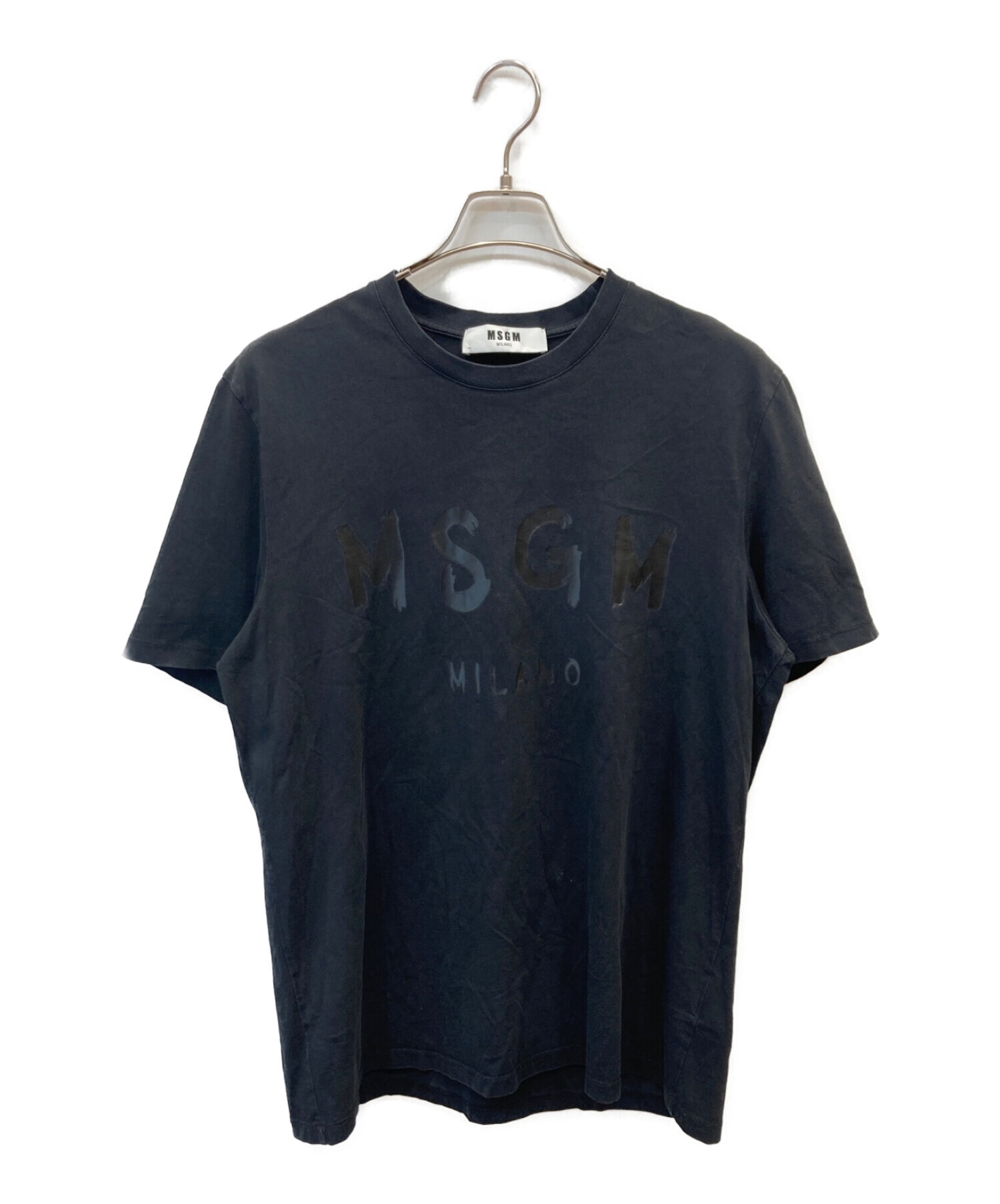 中古・古着通販】MSGM (エムエスジーエム) ロゴプリントTシャツ