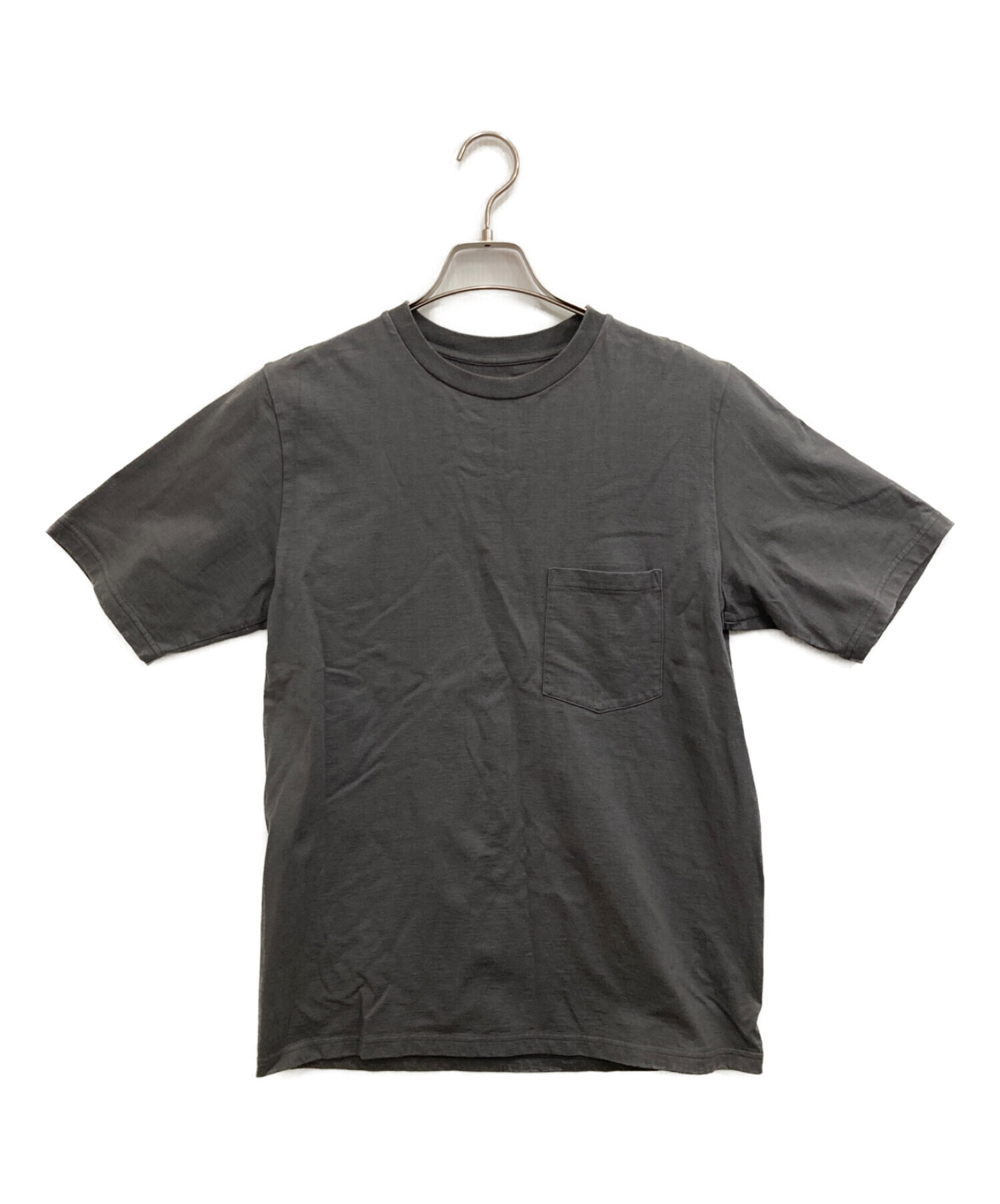 Graphpaper (グラフペーパー) ポケットTシャツ グレー サイズ:２