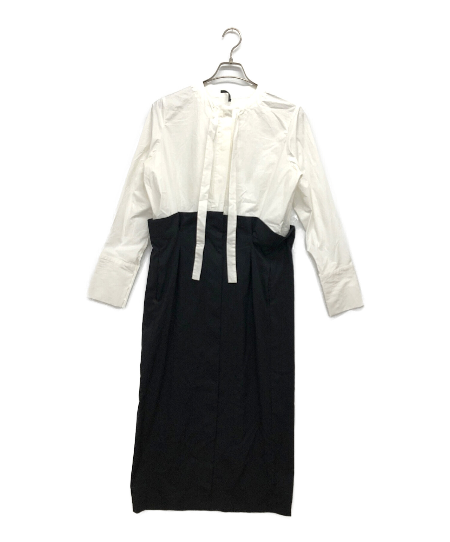 styling/ kei shirahata (スタイリング / ケイ シラハタ) ドッキングシャツワンピース ホワイト サイズ:1