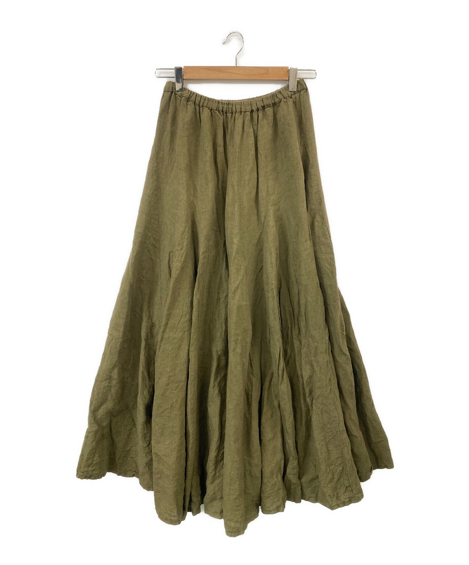 Maison De Vacances (メゾンドバカンス) Flare Skirt カーキ サイズ:-