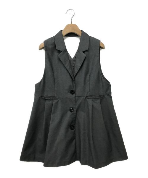 【中古・古着通販】willfully (ウィルフリー) back open peplum