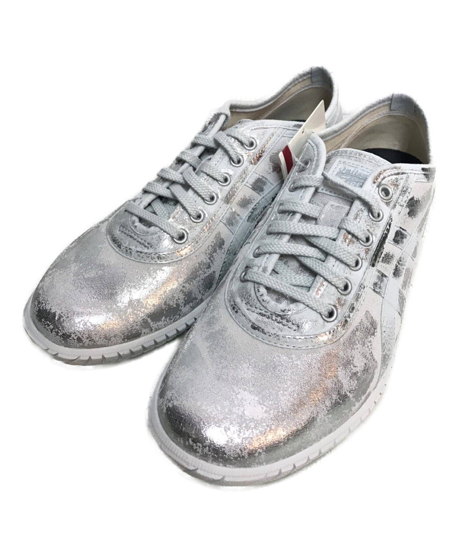 Onitsuka Tiger (オニツカタイガー) TSUNAHIKI METALLIC FOIL / ローカットスニーカー シルバー サイズ:27