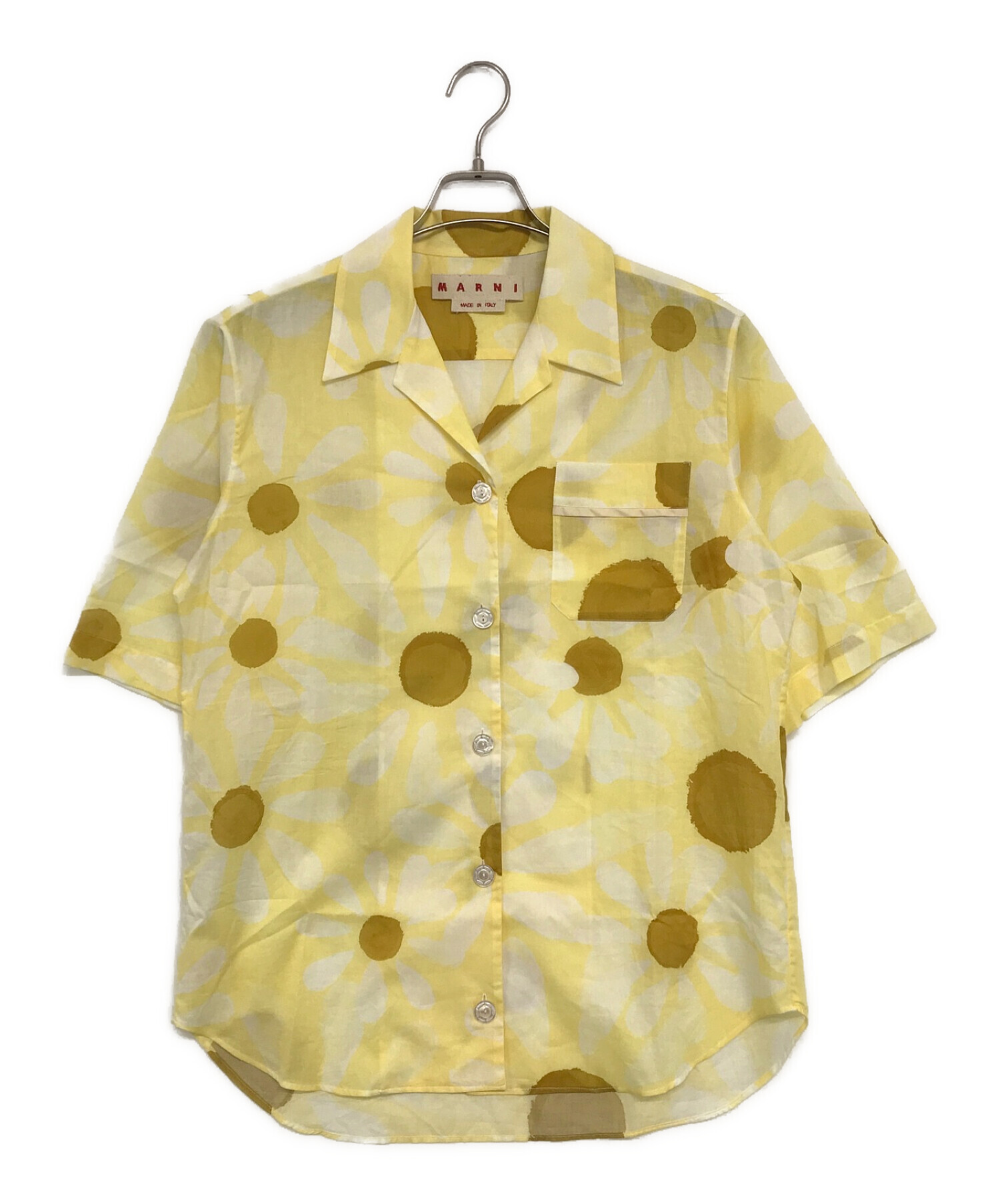 MARNI (マルニ) オープンカラーシャツ イエロー サイズ:38
