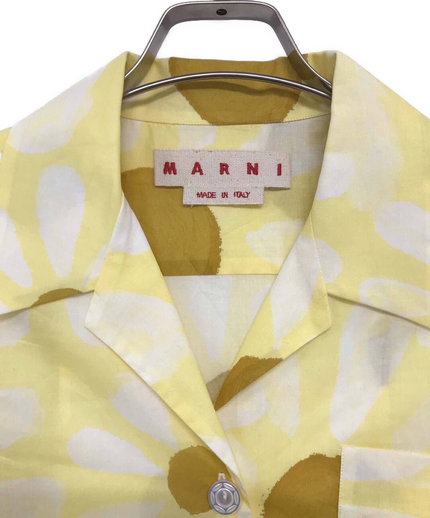 MARNI (マルニ) オープンカラーシャツ イエロー サイズ:38