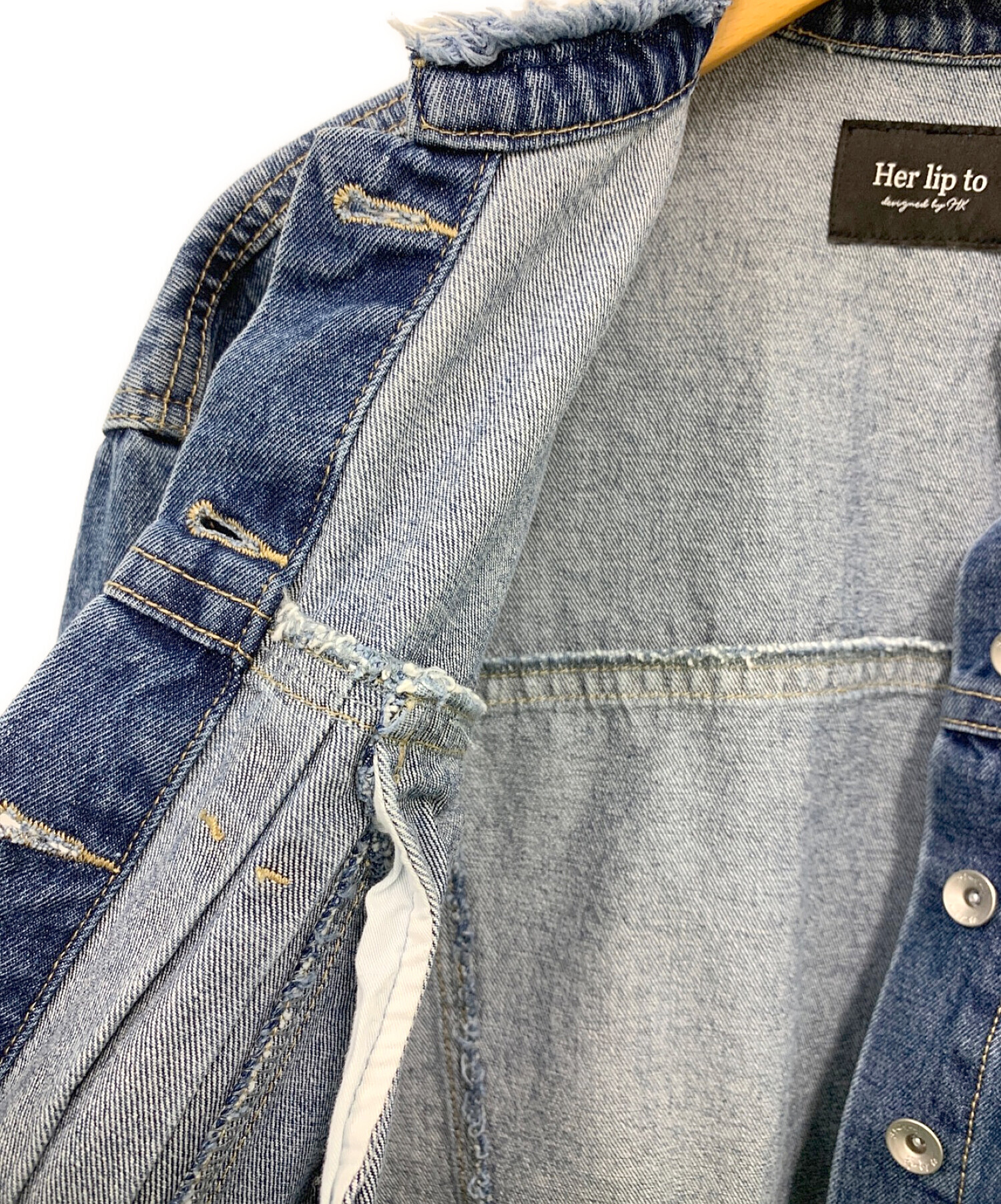 中古・古着通販】Her lip to (ハーリップトゥ) Everyday Denim Jacket