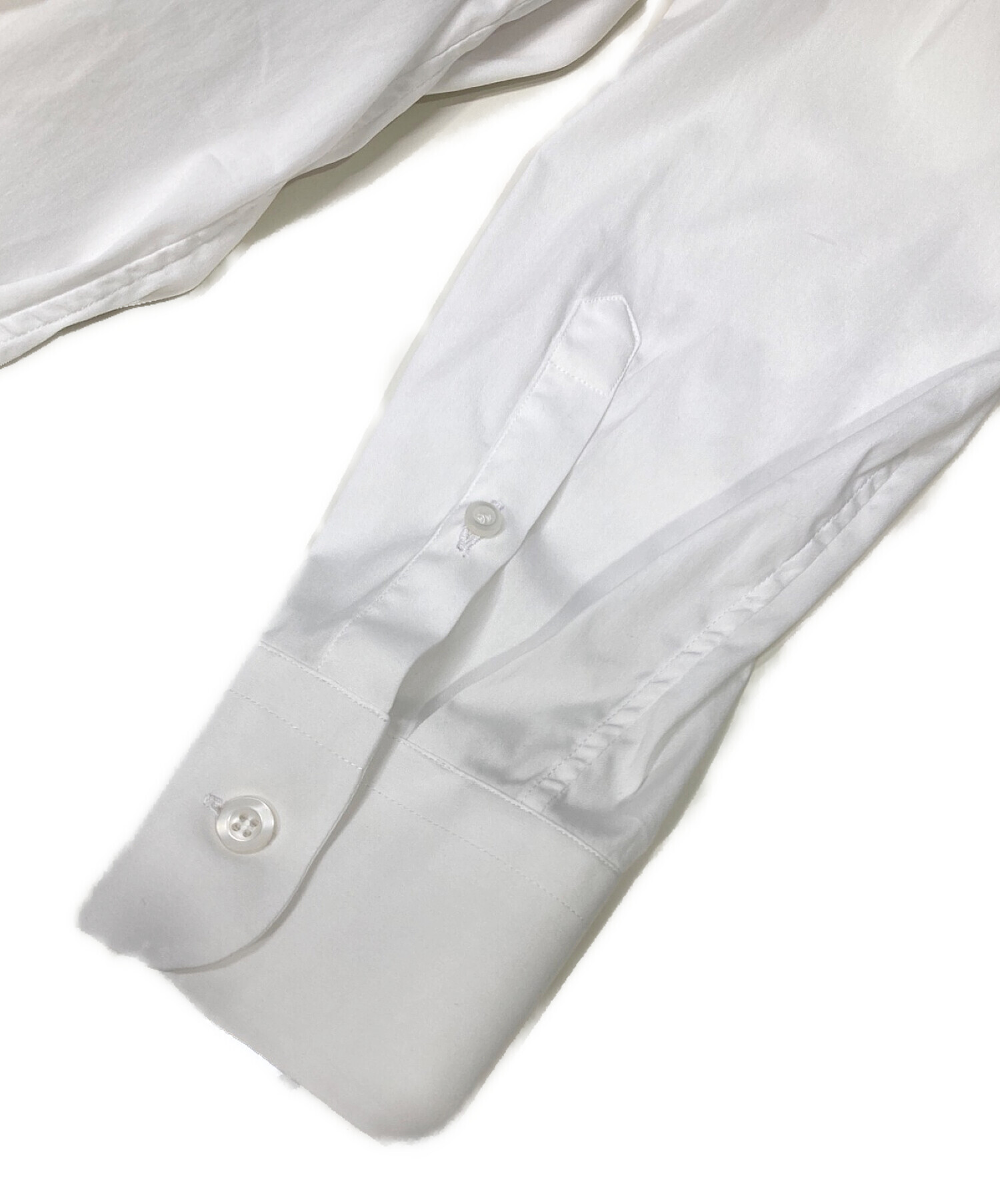 中古・古着通販】PRADA (プラダ) ドレスシャツ ホワイト サイズ:40