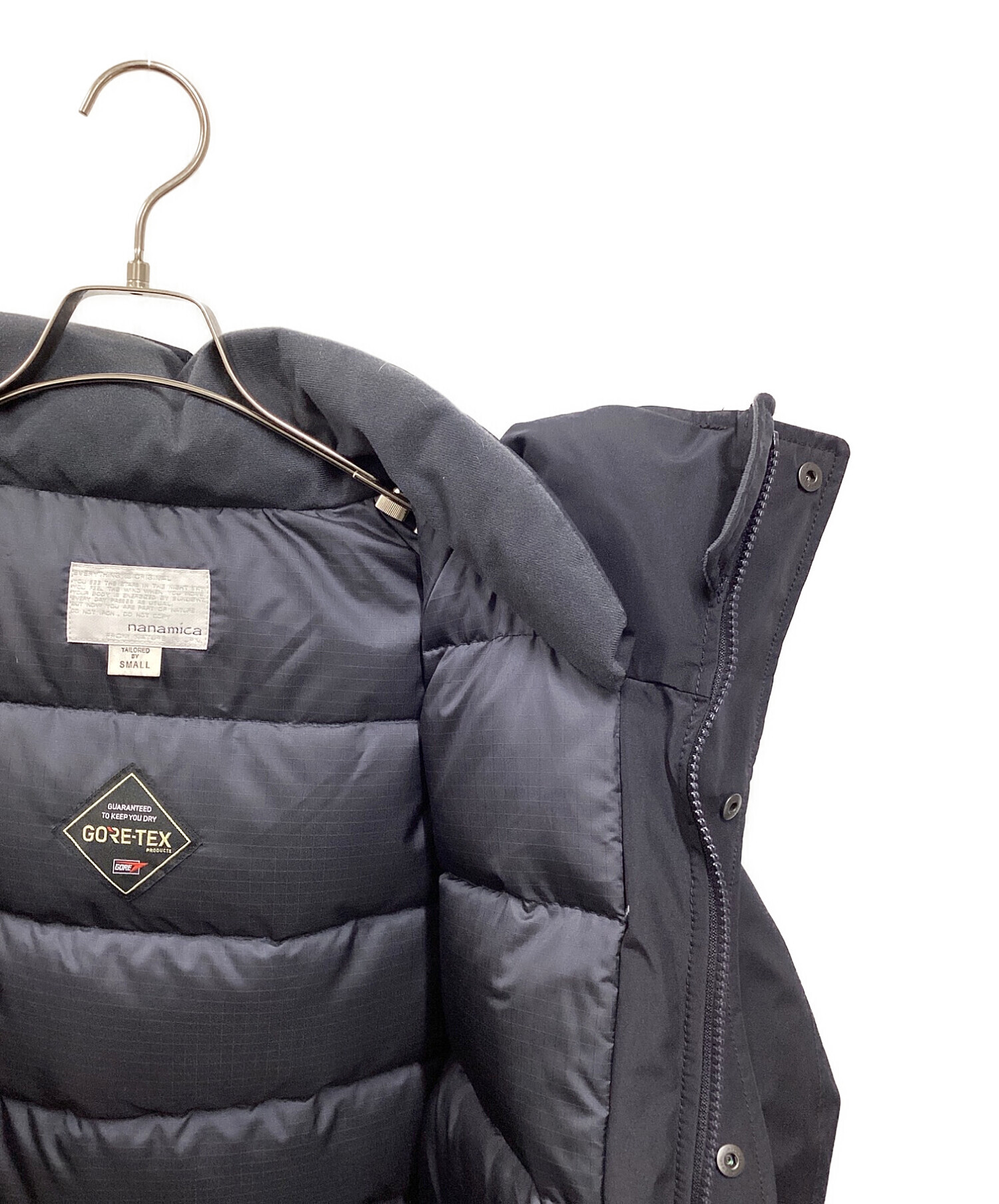 中古・古着通販】nanamica (ナナミカ) GORE-TEX Down Coat ネイビー