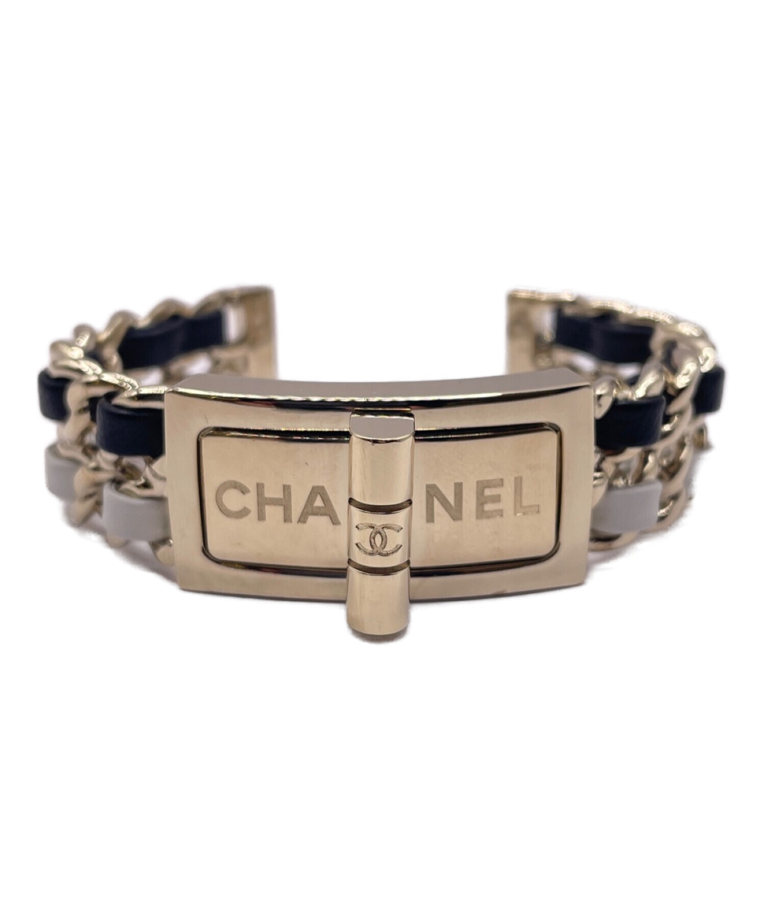 中古・古着通販】CHANEL (シャネル) CCロゴバングル サイズ