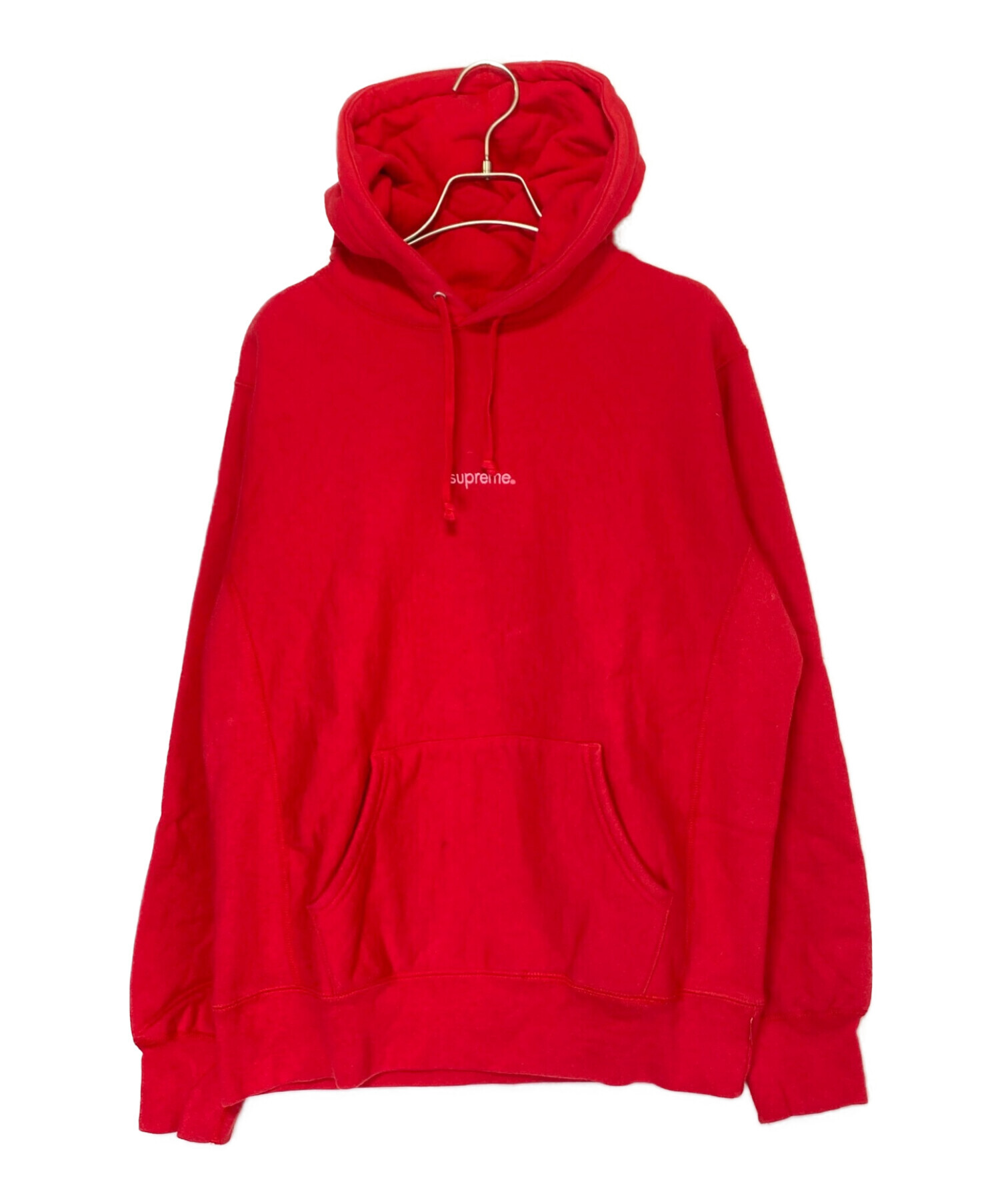 SUPREME (シュプリーム) Trademark Hooded Sweatshirt レッド サイズ:M