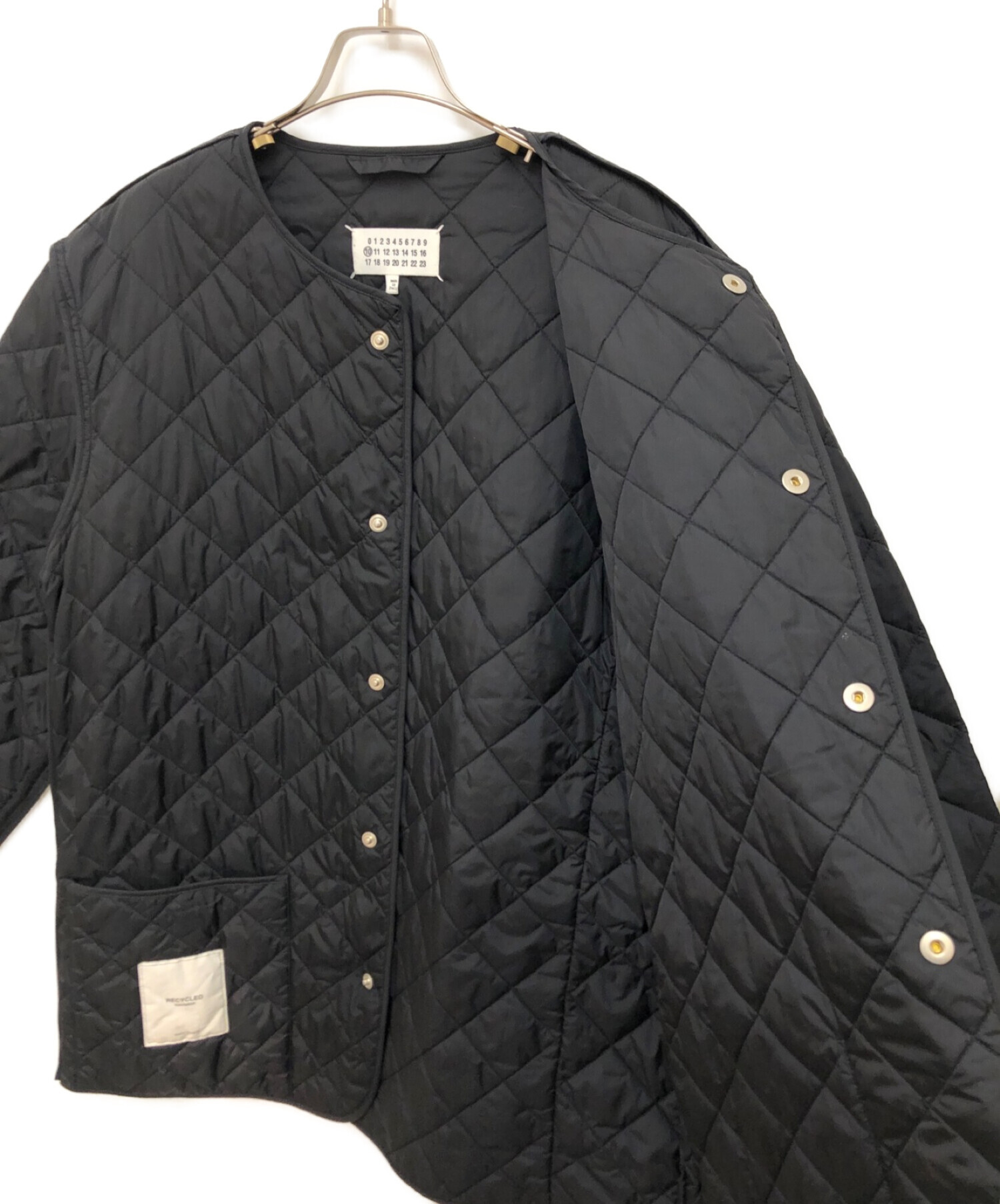 Maison Margiela (メゾンマルジェラ) キルティングジャケット ブラック サイズ:44