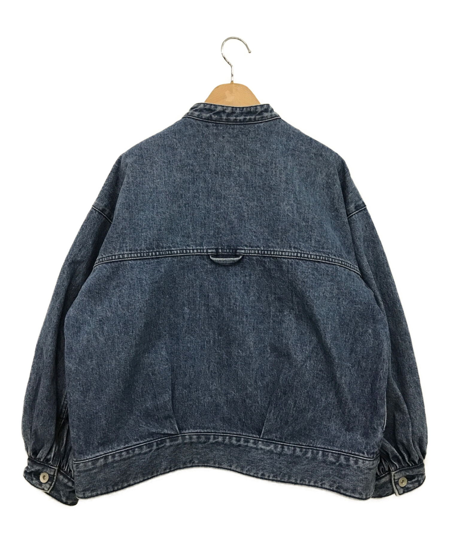 AMERI (アメリ) OVER PUFF DENIM JACKET インディゴ サイズ:F