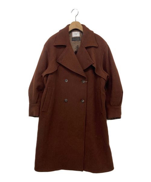 中古・古着通販】AMERI (アメリ) TRENCH LIKE MIDI COAT ブラウン