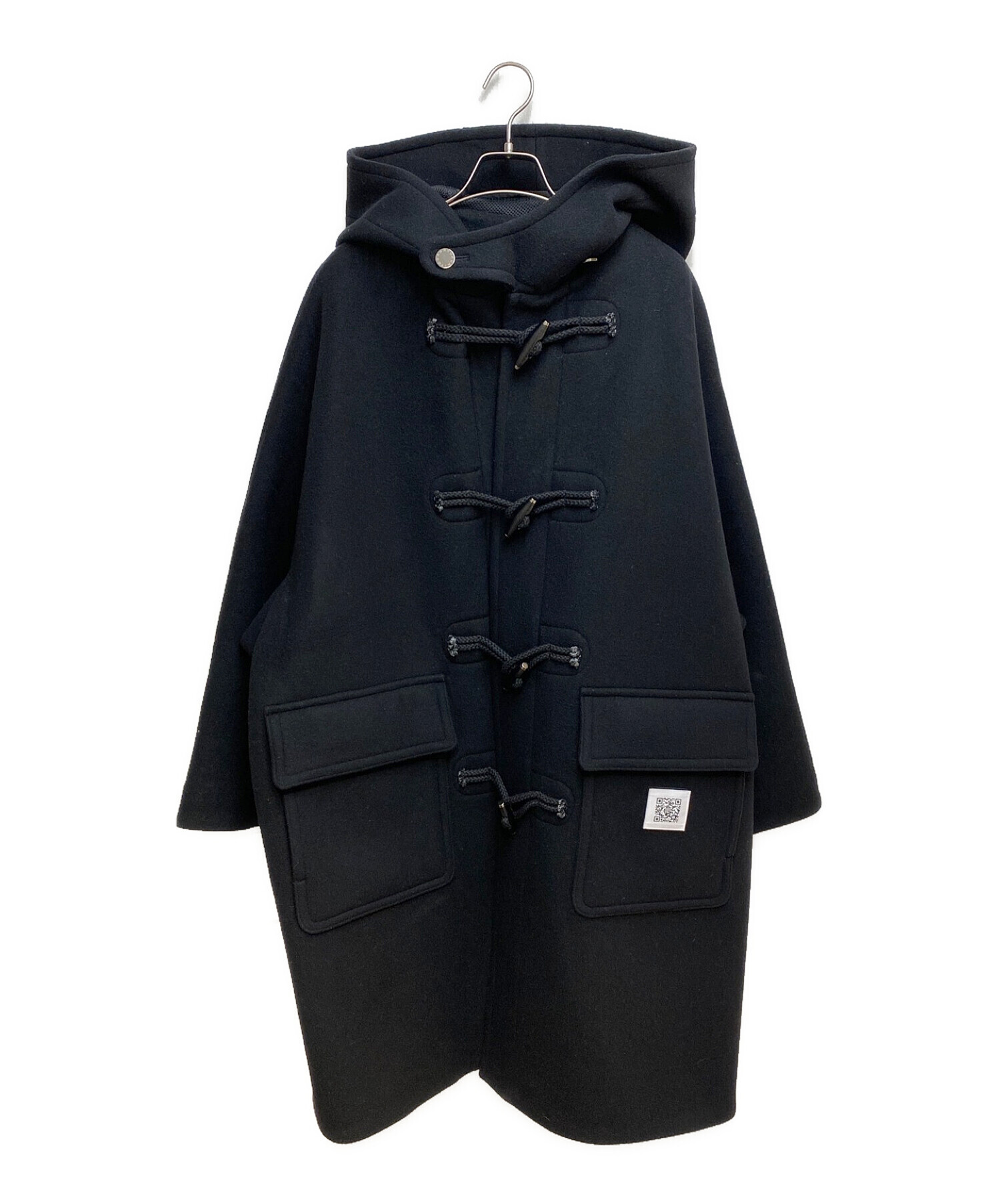 FUMITO GANRYU (フミトガンリュウ) vintage modern duffle coat ブラック サイズ:2