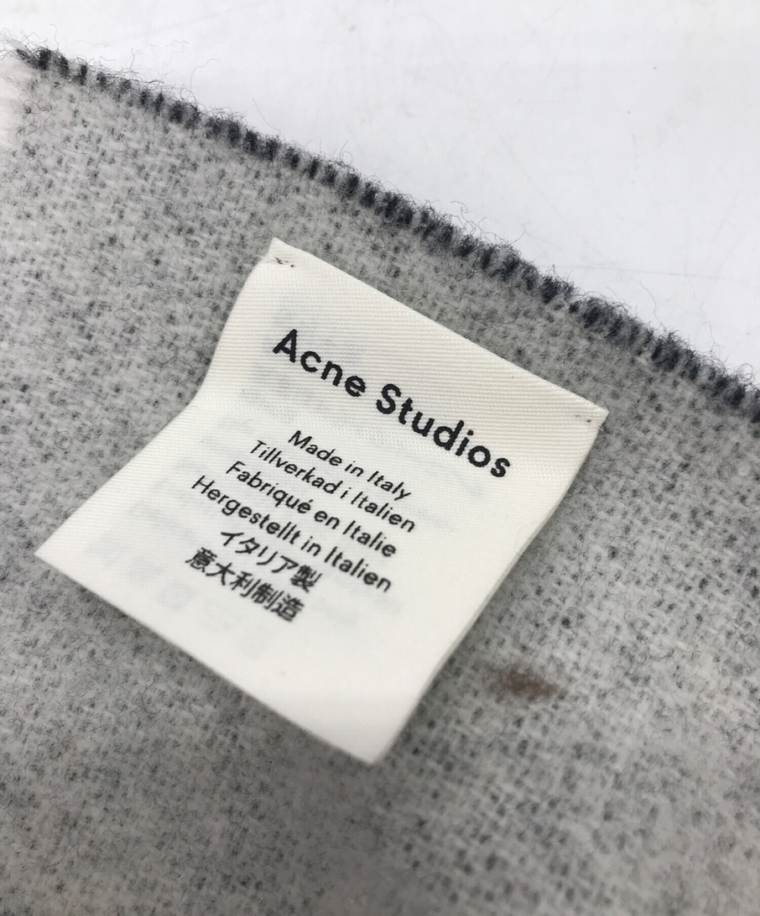 中古・古着通販】ACNE STUDIOS (アクネストゥディオズ) ロゴマフラー