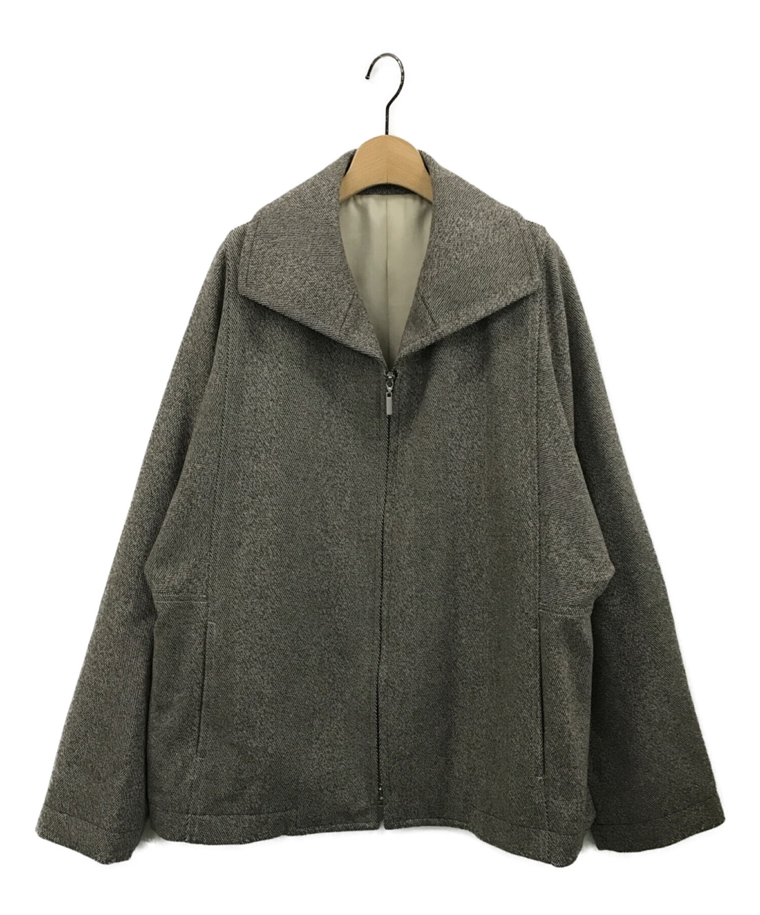 IRENISA (イレニサ) MODIFIED SLEEVE ZIP BLOUSON グレー サイズ:3