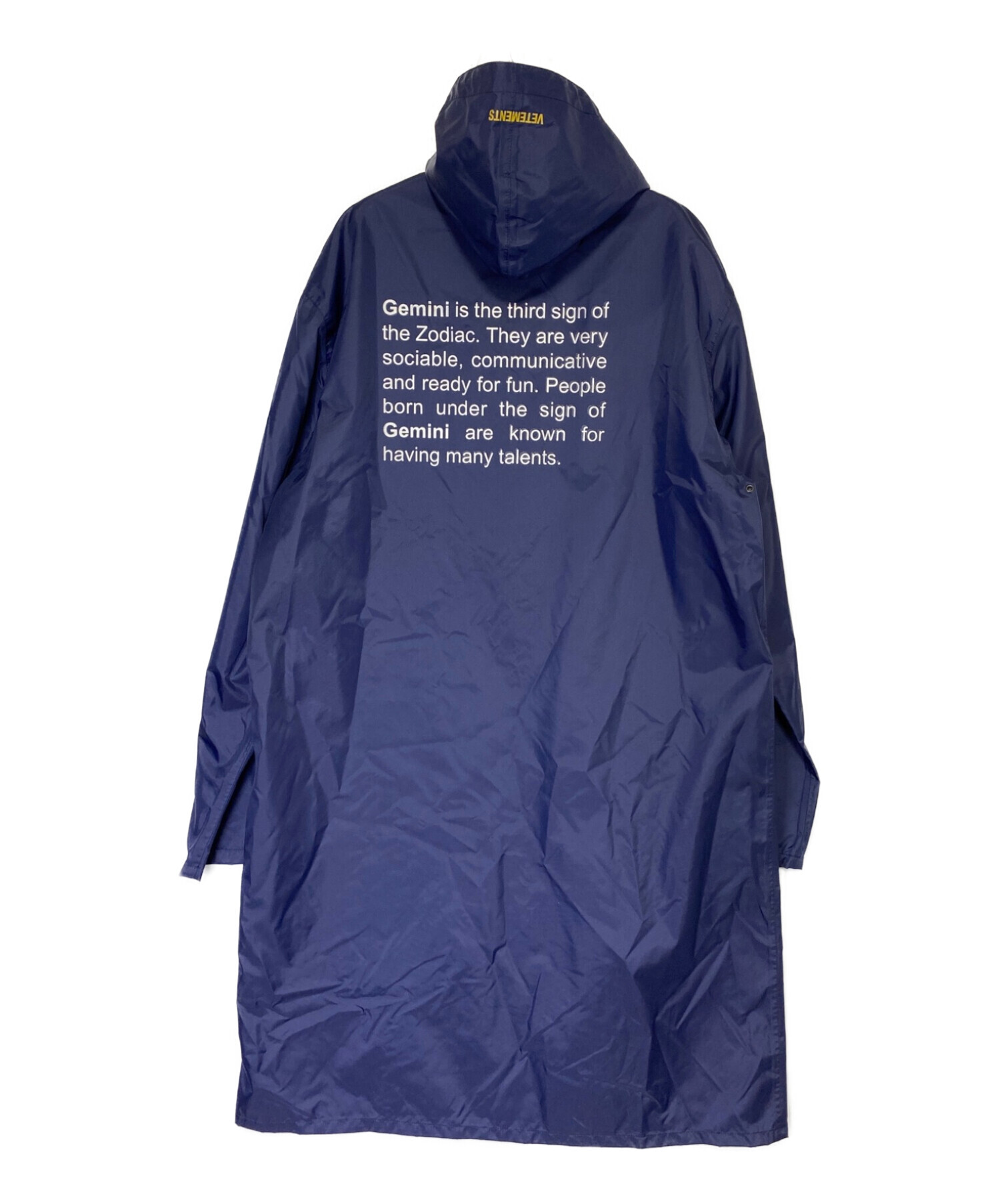 Vetements on sale horoscope raincoat