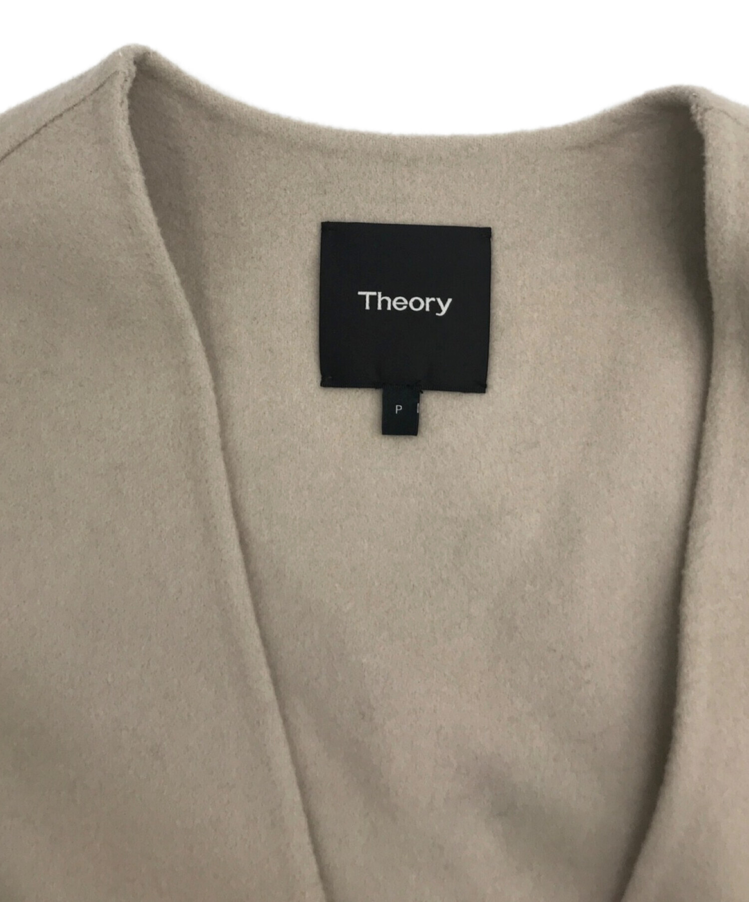 中古・古着通販】theory (セオリー) Luxe New Divide Collarless Coat