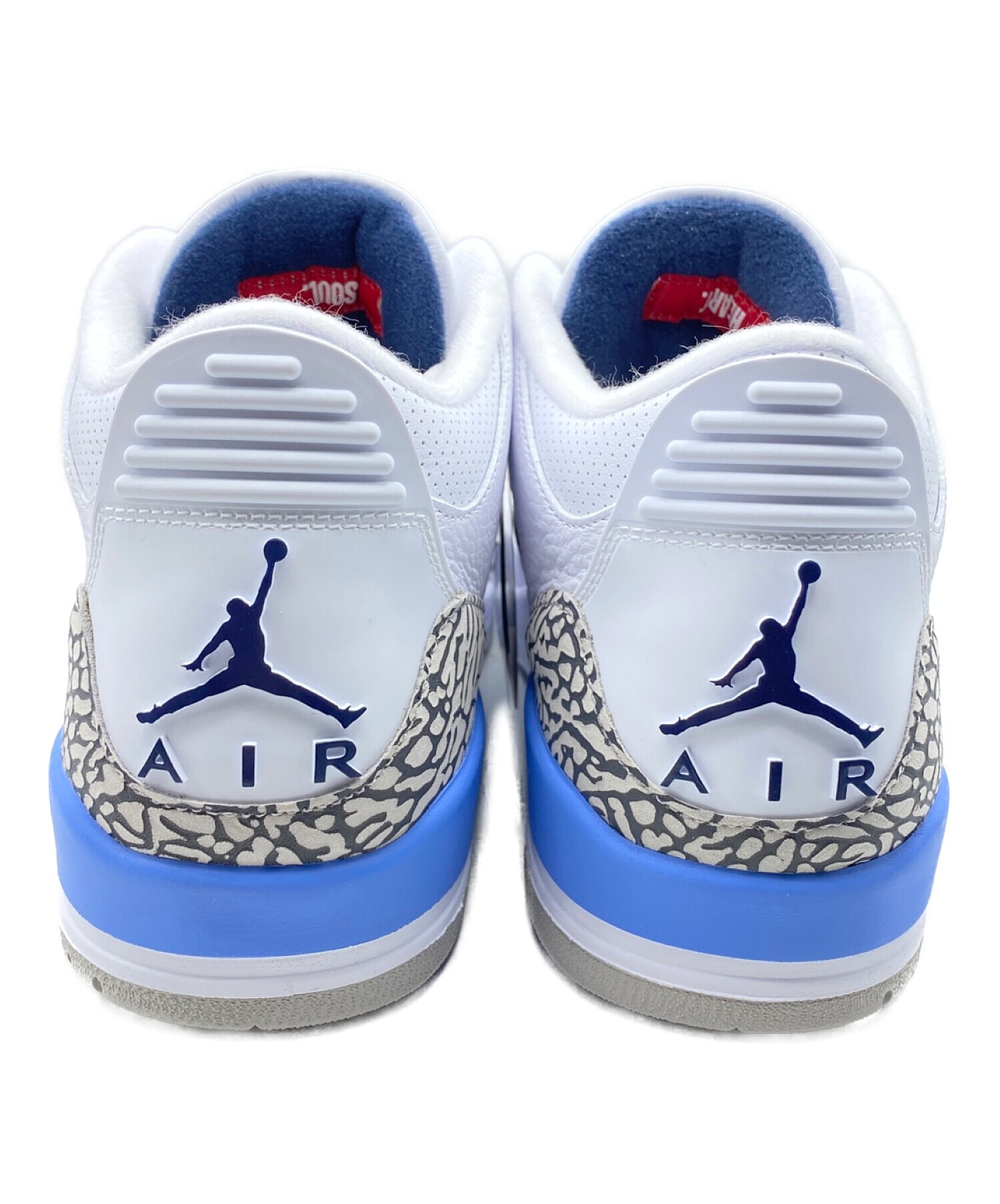 中古・古着通販】NIKE (ナイキ) AIR JORDAN 3 RETRO UNC WHITE/VALOR BLUE サイズ:30cm ( US 12  ) 未使用品｜ブランド・古着通販 トレファク公式【TREFAC FASHION】スマホサイト