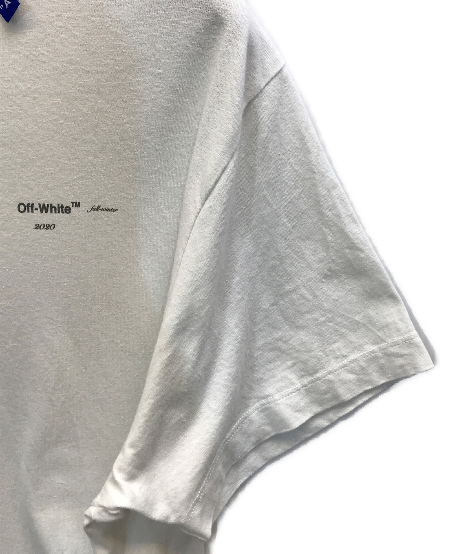 OFF WHITE unfinished s/s over tee Tシャツ　S