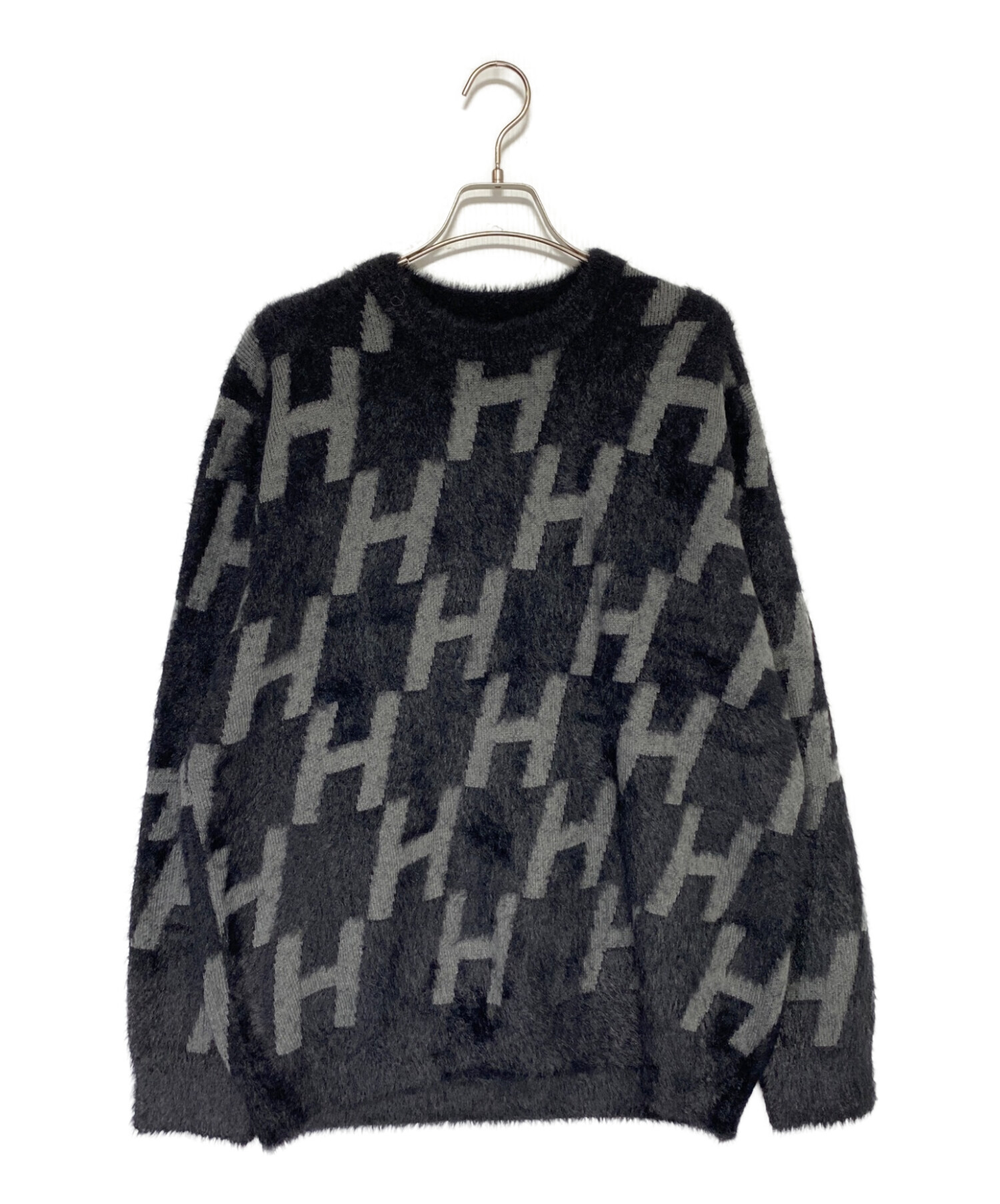 HUF (ハフ) MONOGRAM CREW SWEATER ブラック サイズ:M