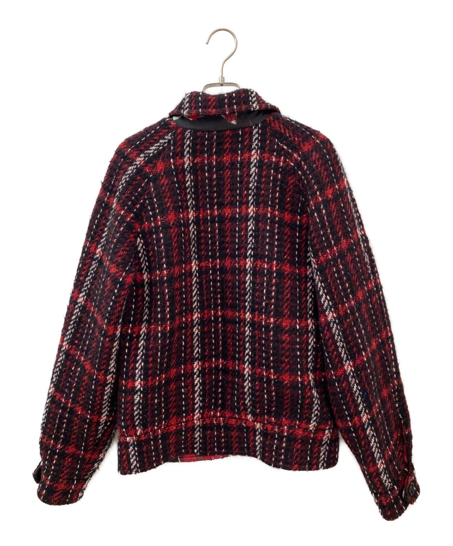 MARNI (マルニ) speckeled tweed jacket レッド サイズ:38