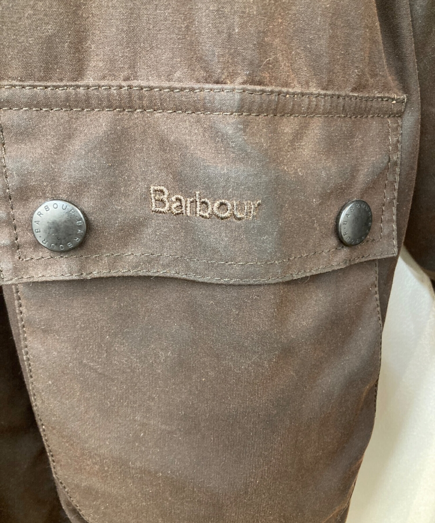 中古・古着通販】Barbour (バブアー) ワックスフライヤージャケット ブラウン サイズ:S｜ブランド・古着通販 トレファク公式【TREFAC  FASHION】スマホサイト