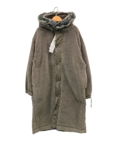 中古・古着通販】HYKE (ハイク) HOODED M-43ボアコート グレー サイズ